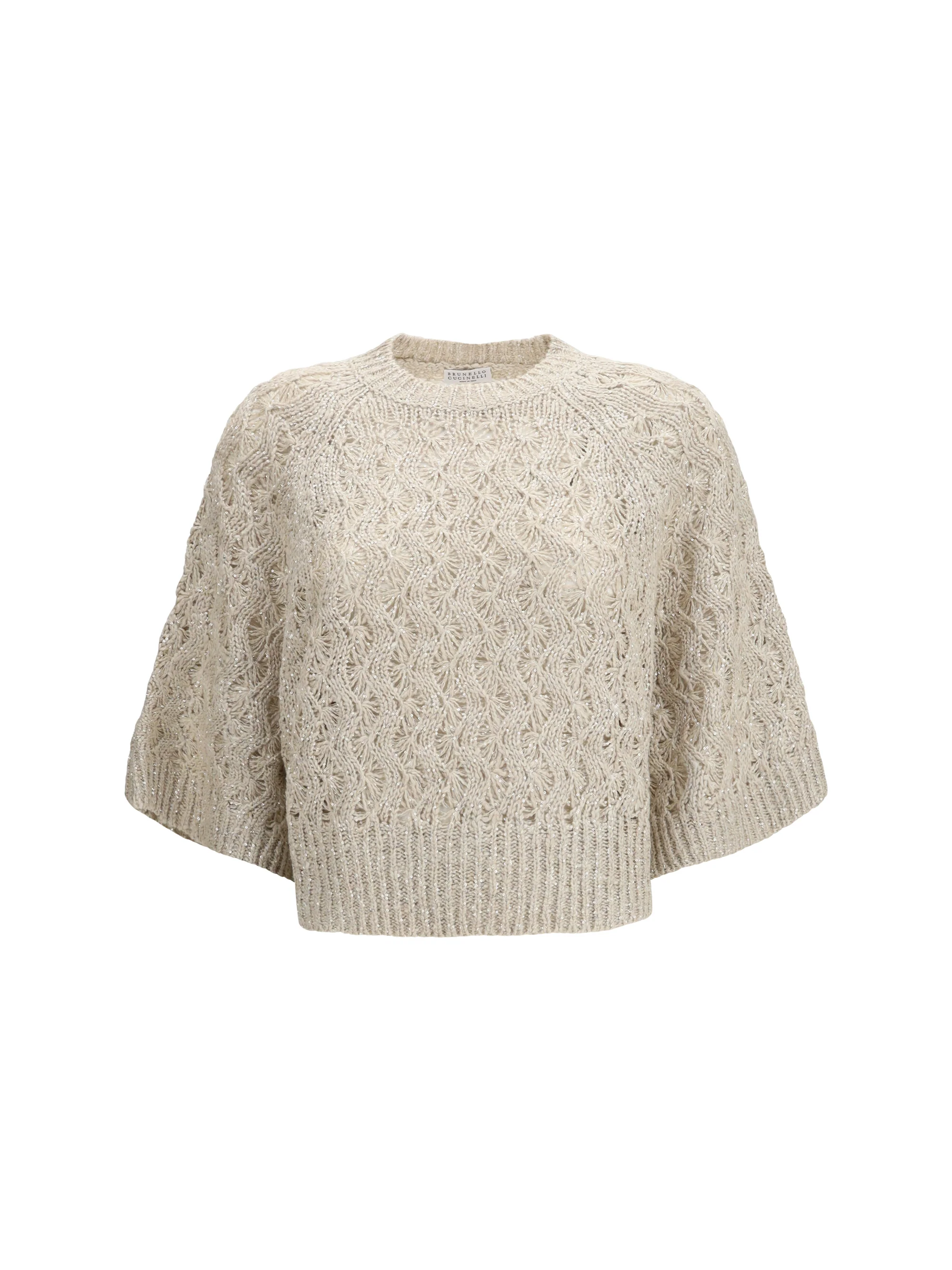 Brunello Cucinelli Women Open-Knit Construction Sweater