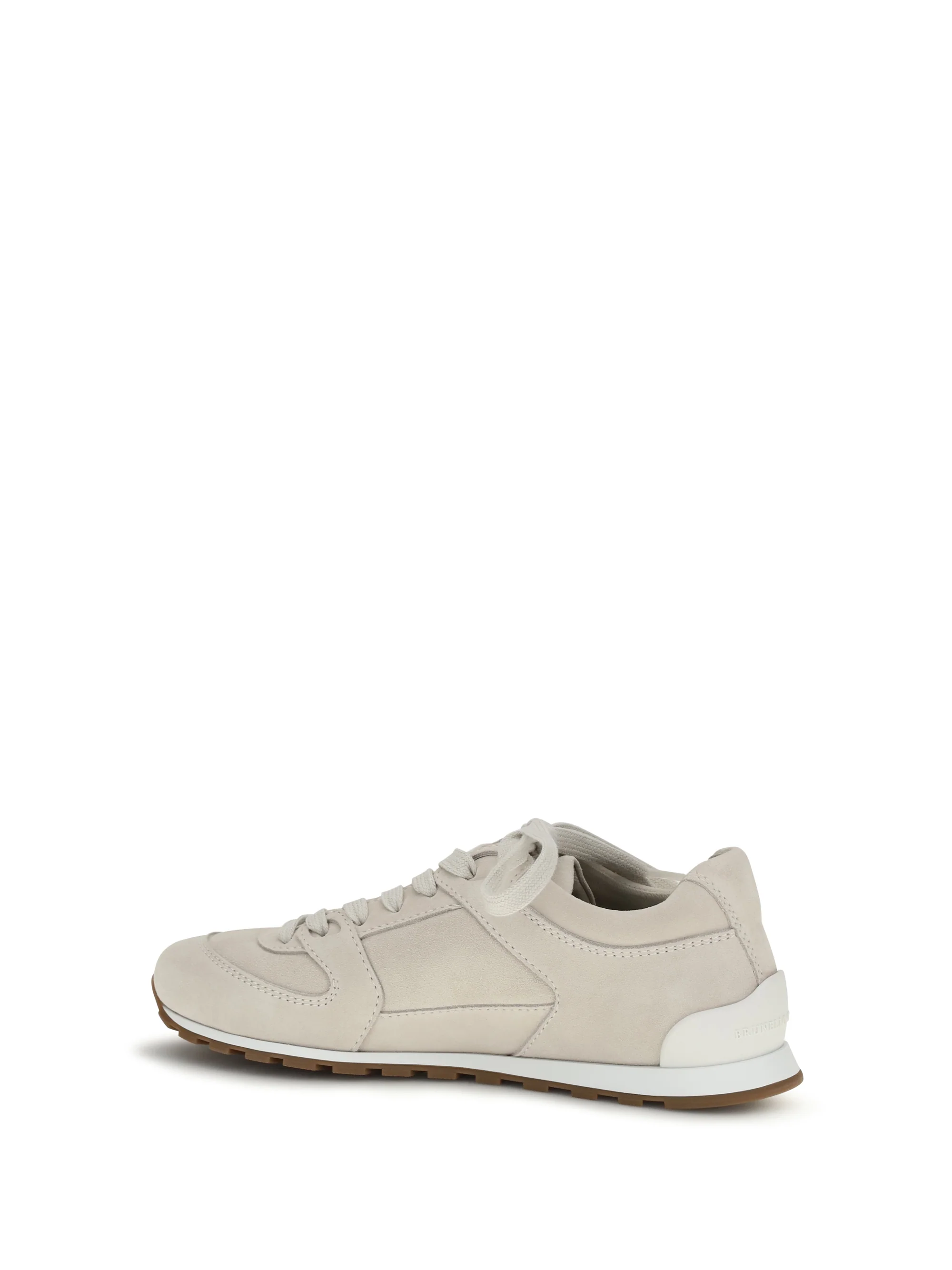 Brunello Cucinelli Women Suede Sneakers - Image 3