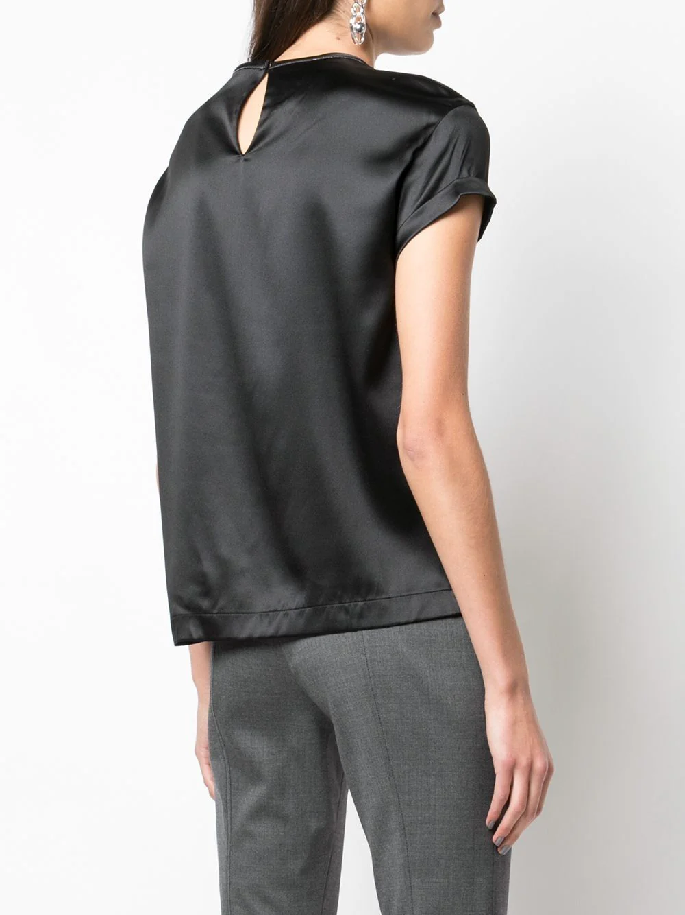 Brunello Cucinelli Women Silk Top - Image 4