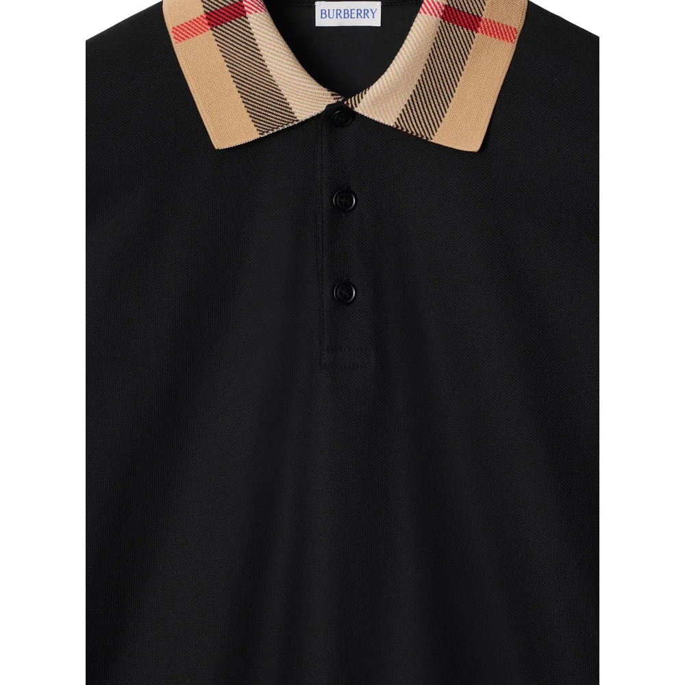 Burberry Black Polo Shirts Men - Image 4