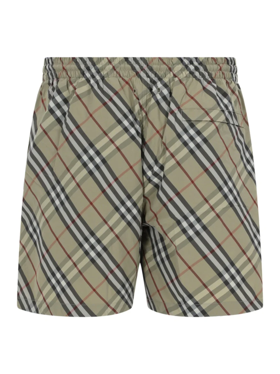 Burberry Men "Check" Swimsuit - Image 2