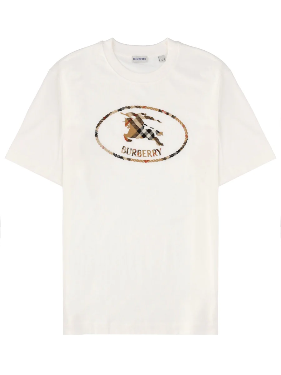 Burberry Men "Check" T-Shirt