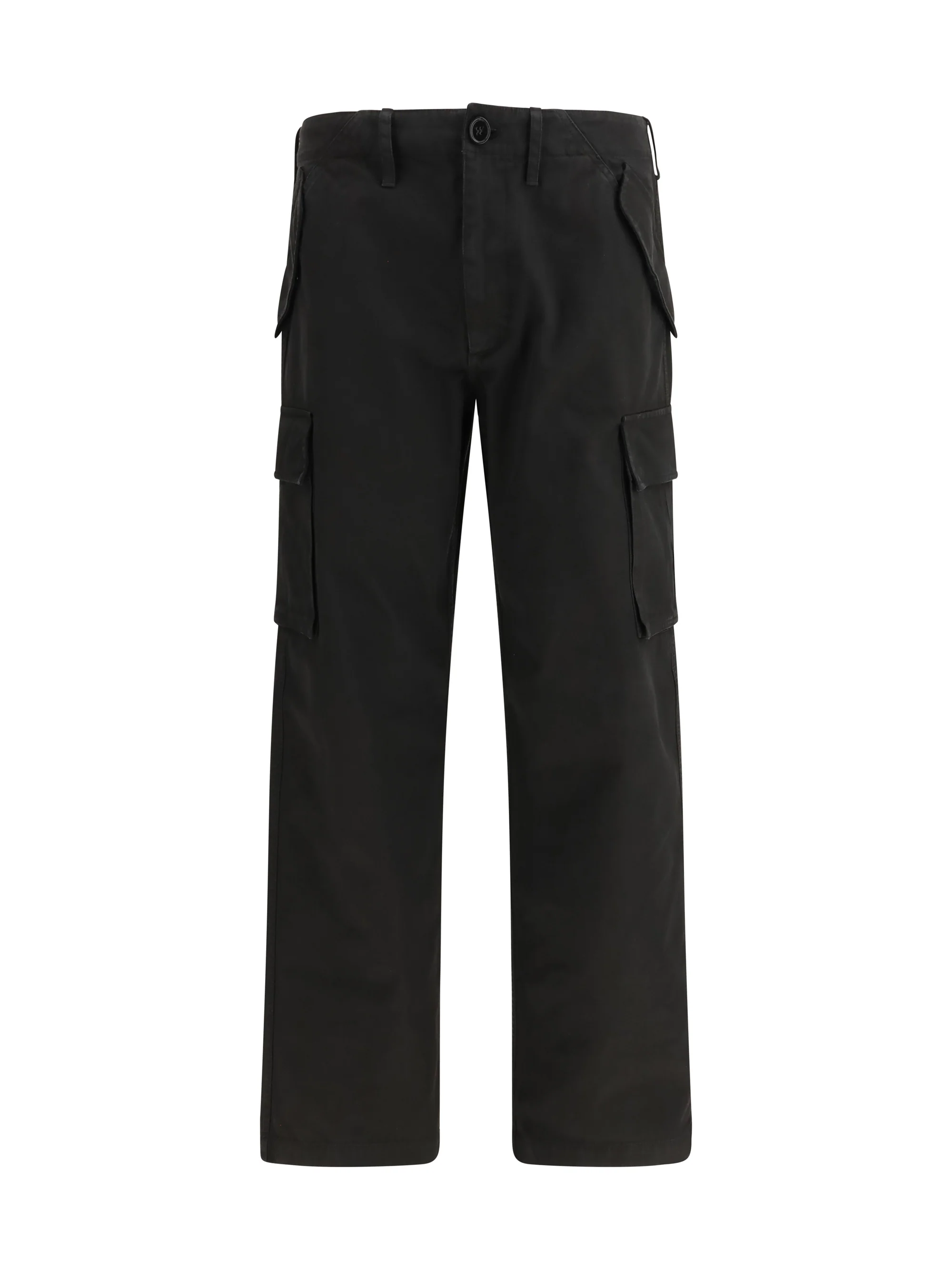 Burberry Men Cotton Twill Cargo Trousers