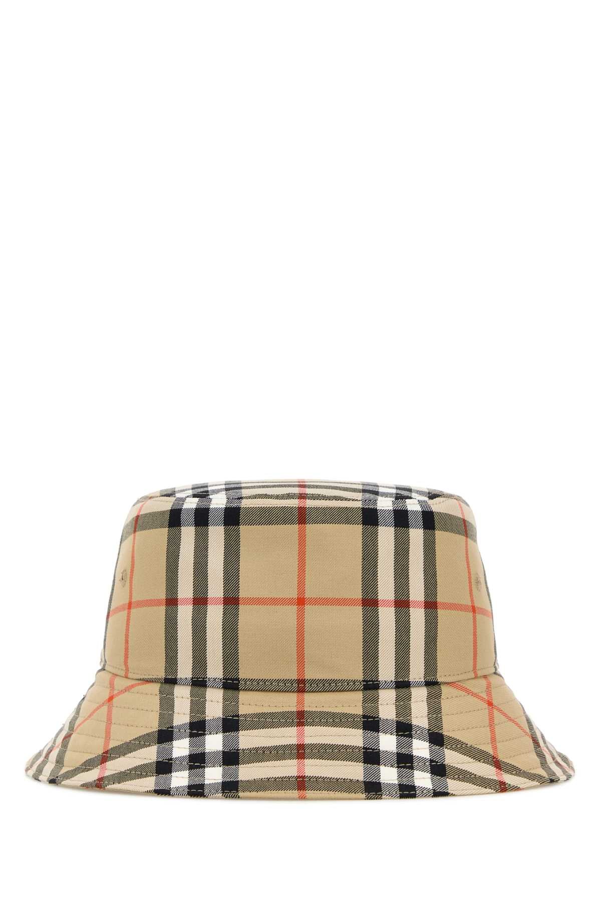Burberry Unisex Embroidered Canvas Bucket Hat