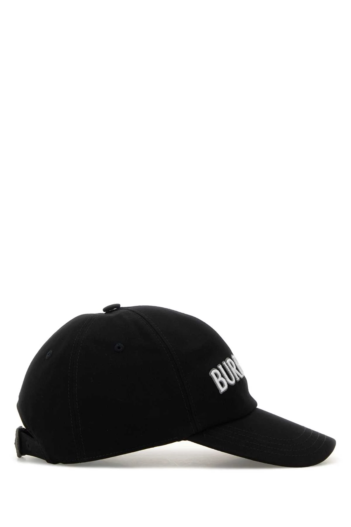 Burberry Women Black Gabardine Baseball Cap - Image 2