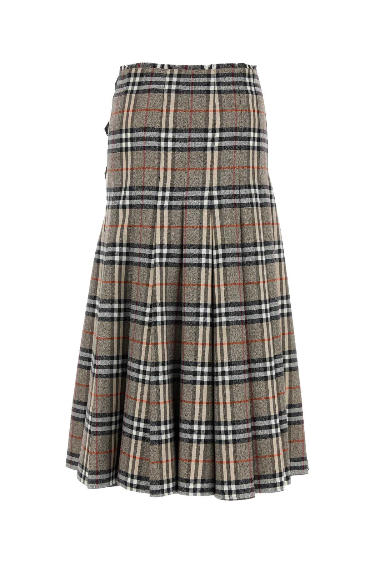 Burberry Women Embroidered Wool Skirt - Image 2