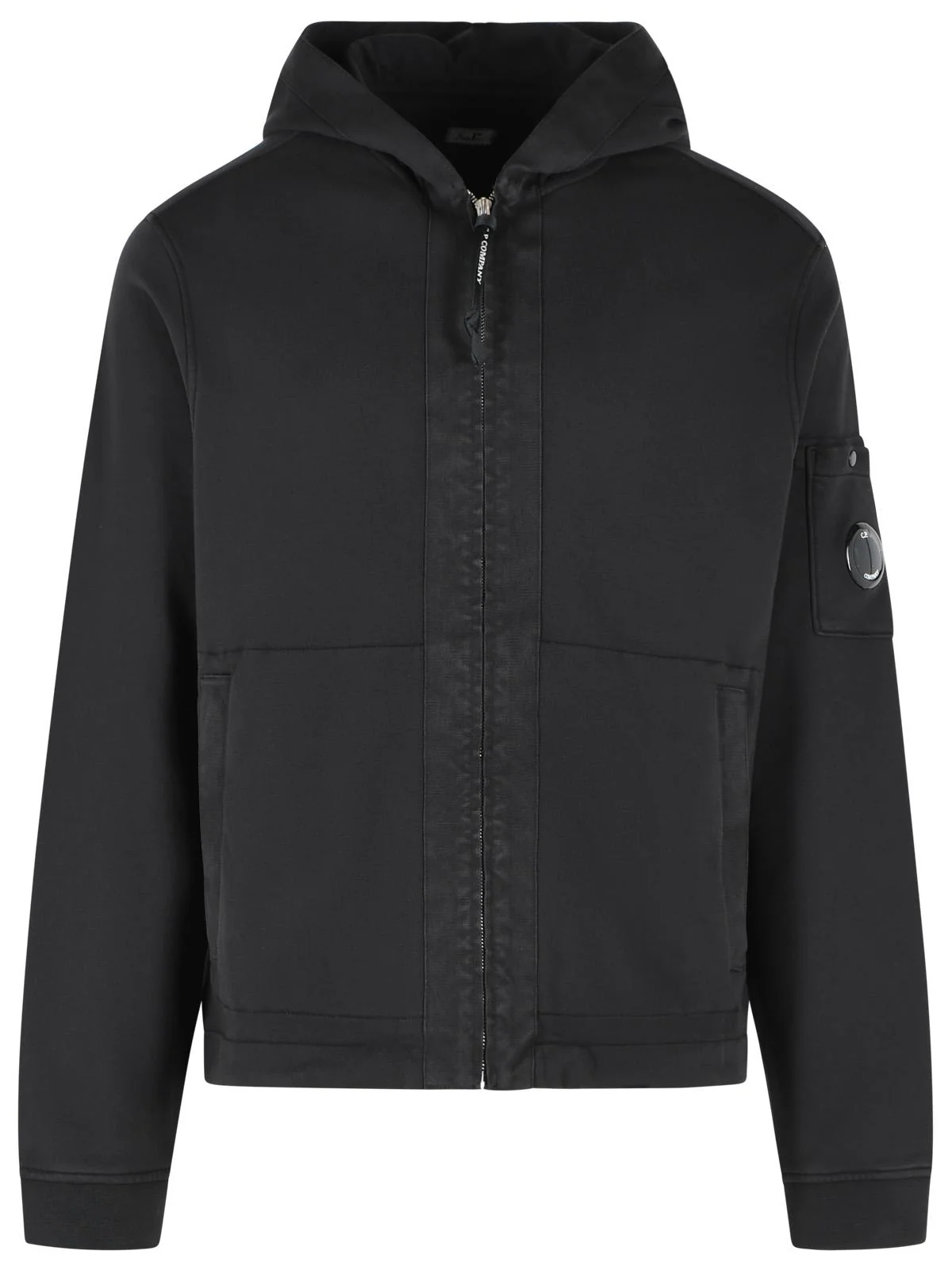 C.P. Company Black Cotton Sweatshirt Men