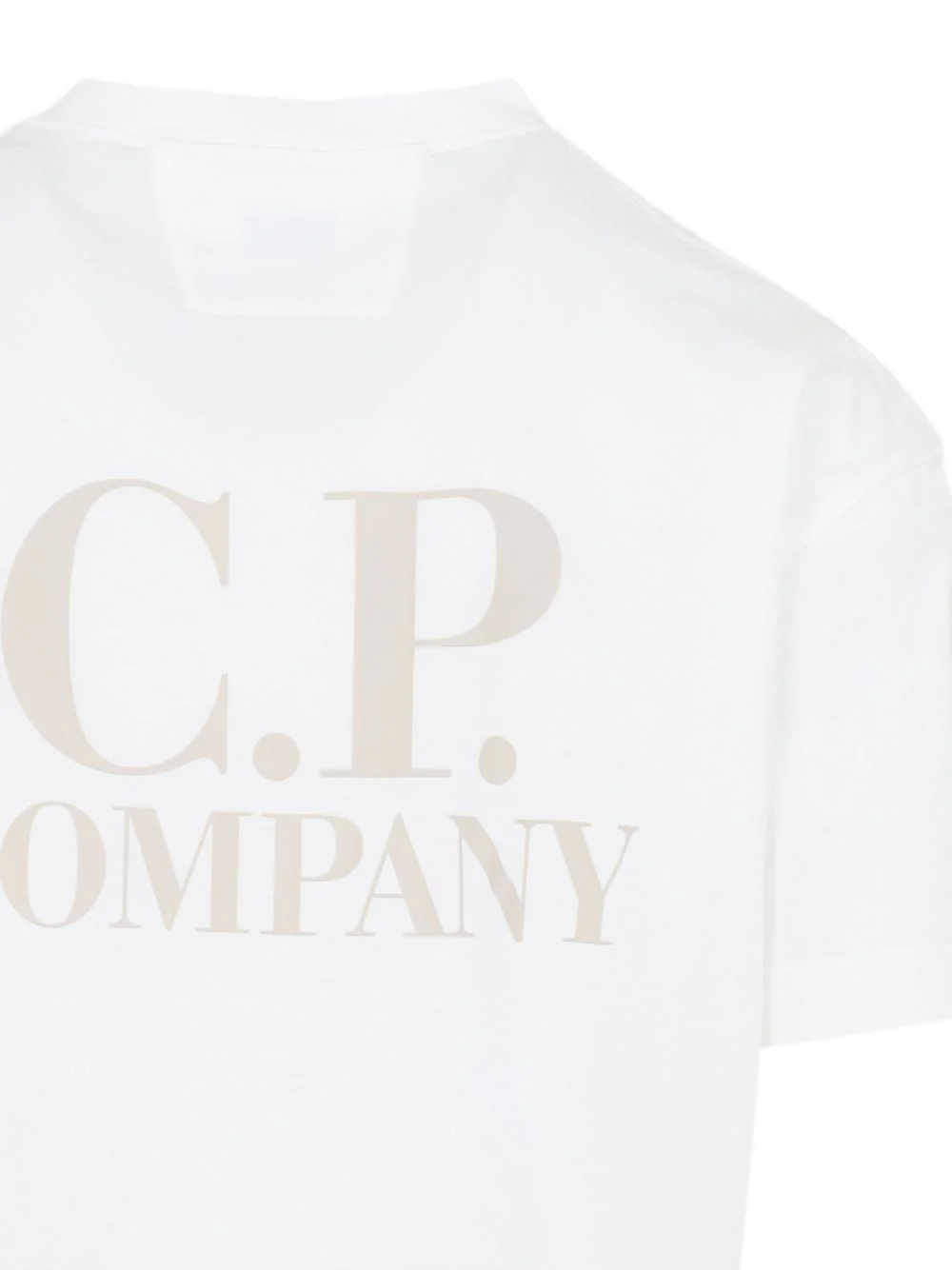 C.P. Company Men Logo Cotton T-Shirt - Image 3