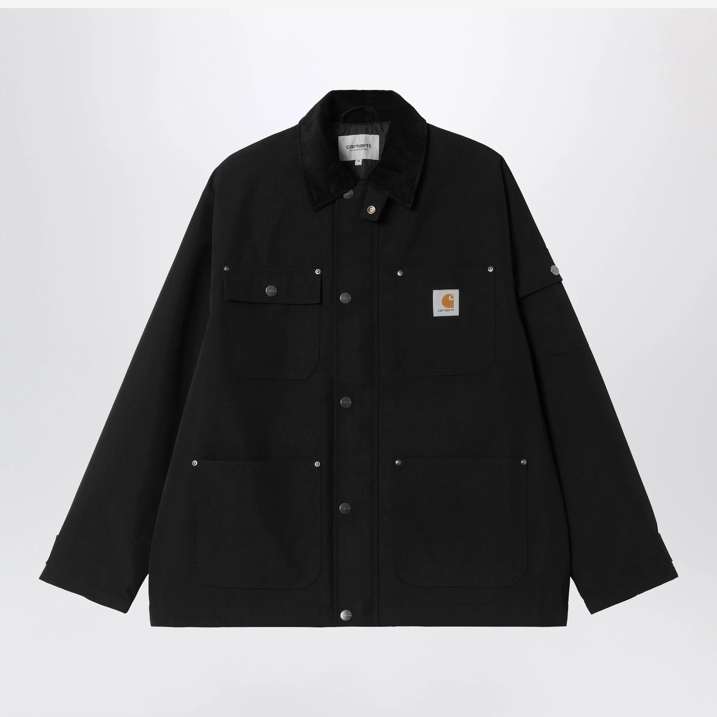Carhartt Wip Black Clapton Shirt Jacket Men