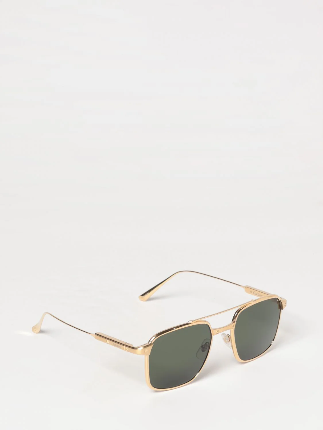 Cartier Sunglasses Men Gold