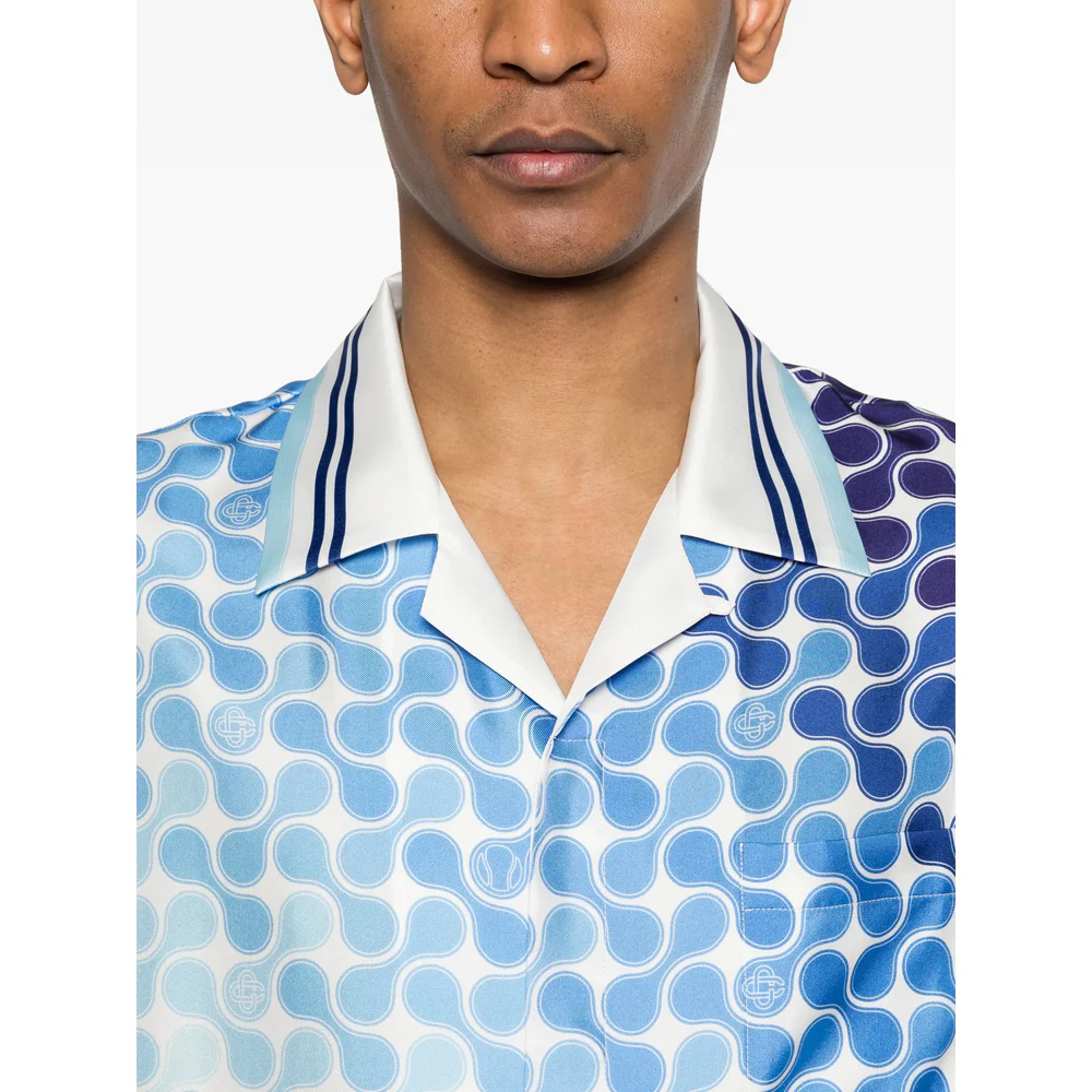Casablanca Blue Shirts Men - Image 5