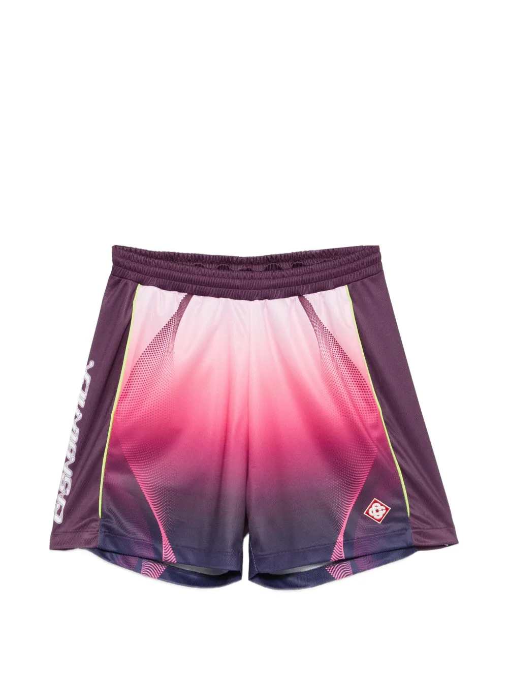 Casablanca Men Aubergine Faded Shorts