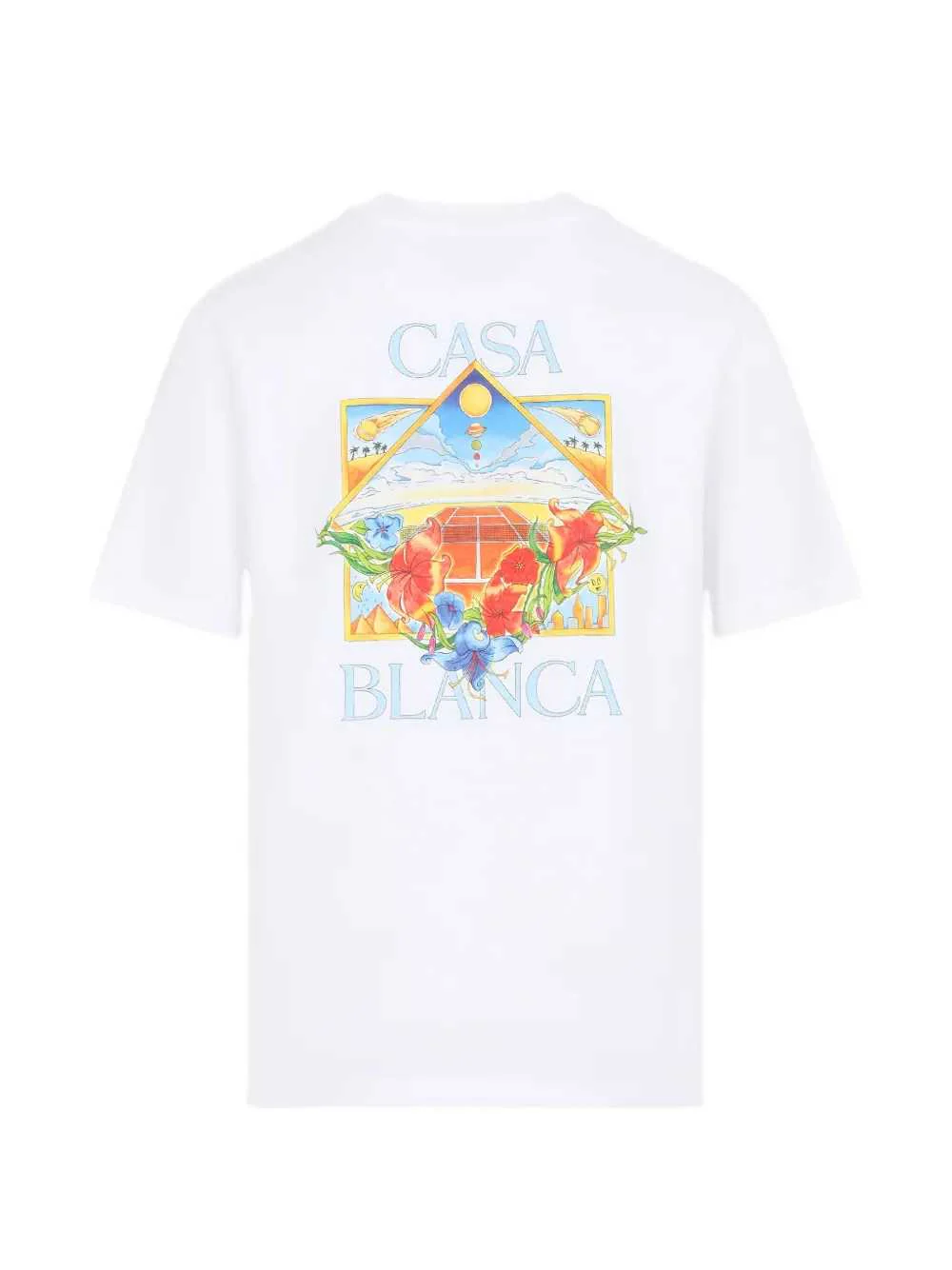 Casablanca Men Floral T-Shirt - Image 2