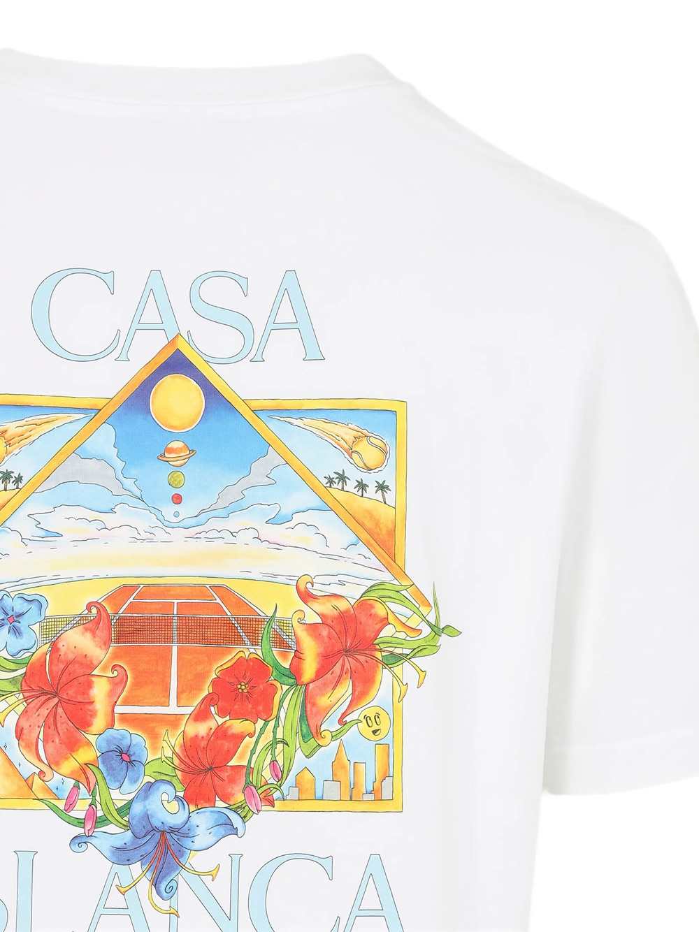 Casablanca Men Floral T-Shirt - Image 3