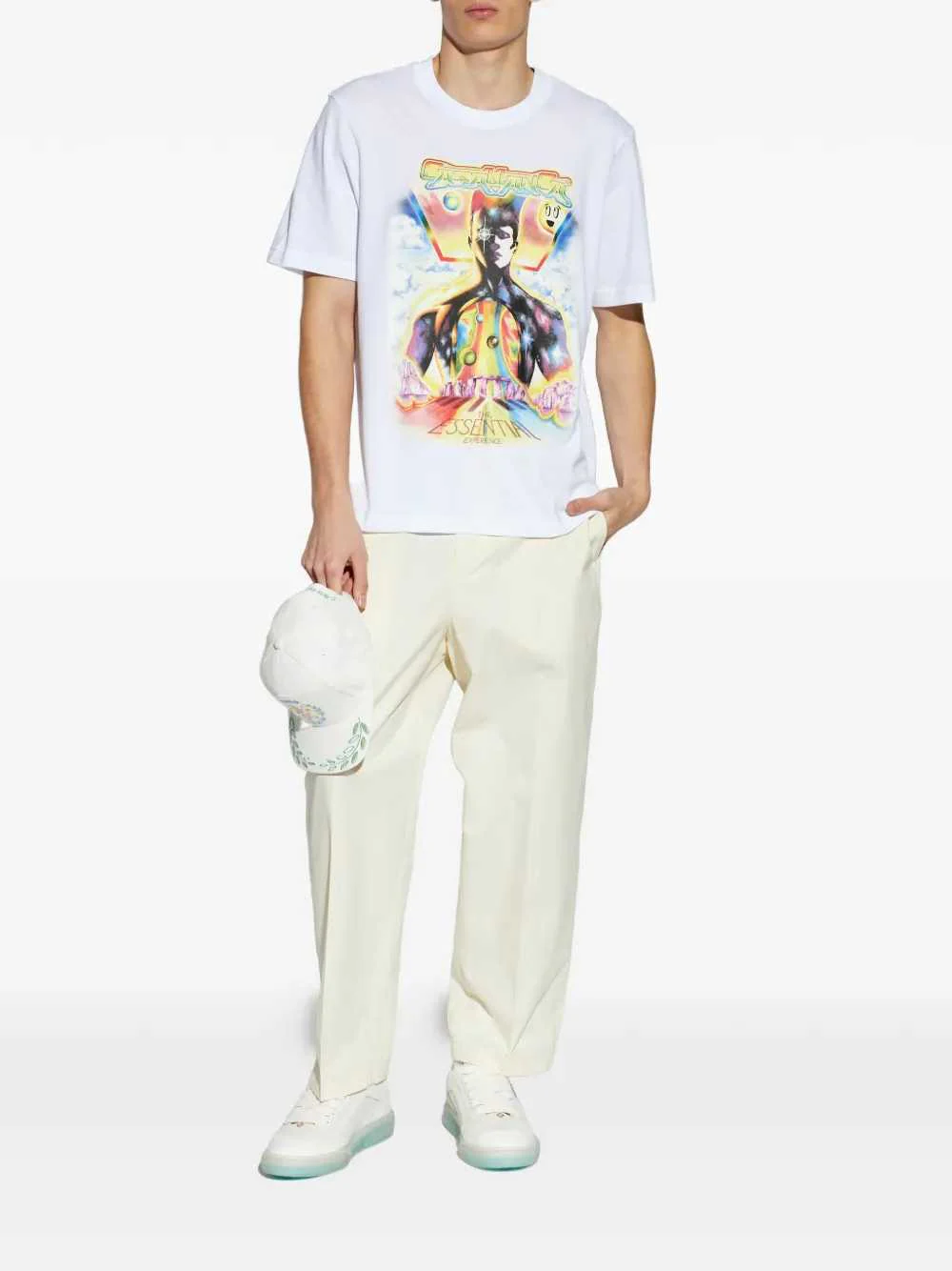 Casablanca Men Printed T-Shirt - Image 2