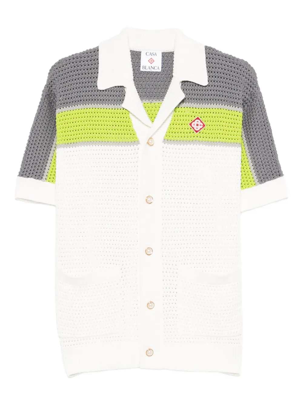 Casablanca Men Short-Sleeved Shirt