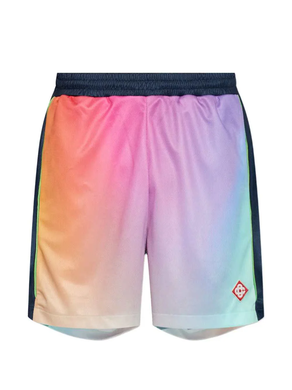 Casablanca Men Shorts With Faded Effect And Logo