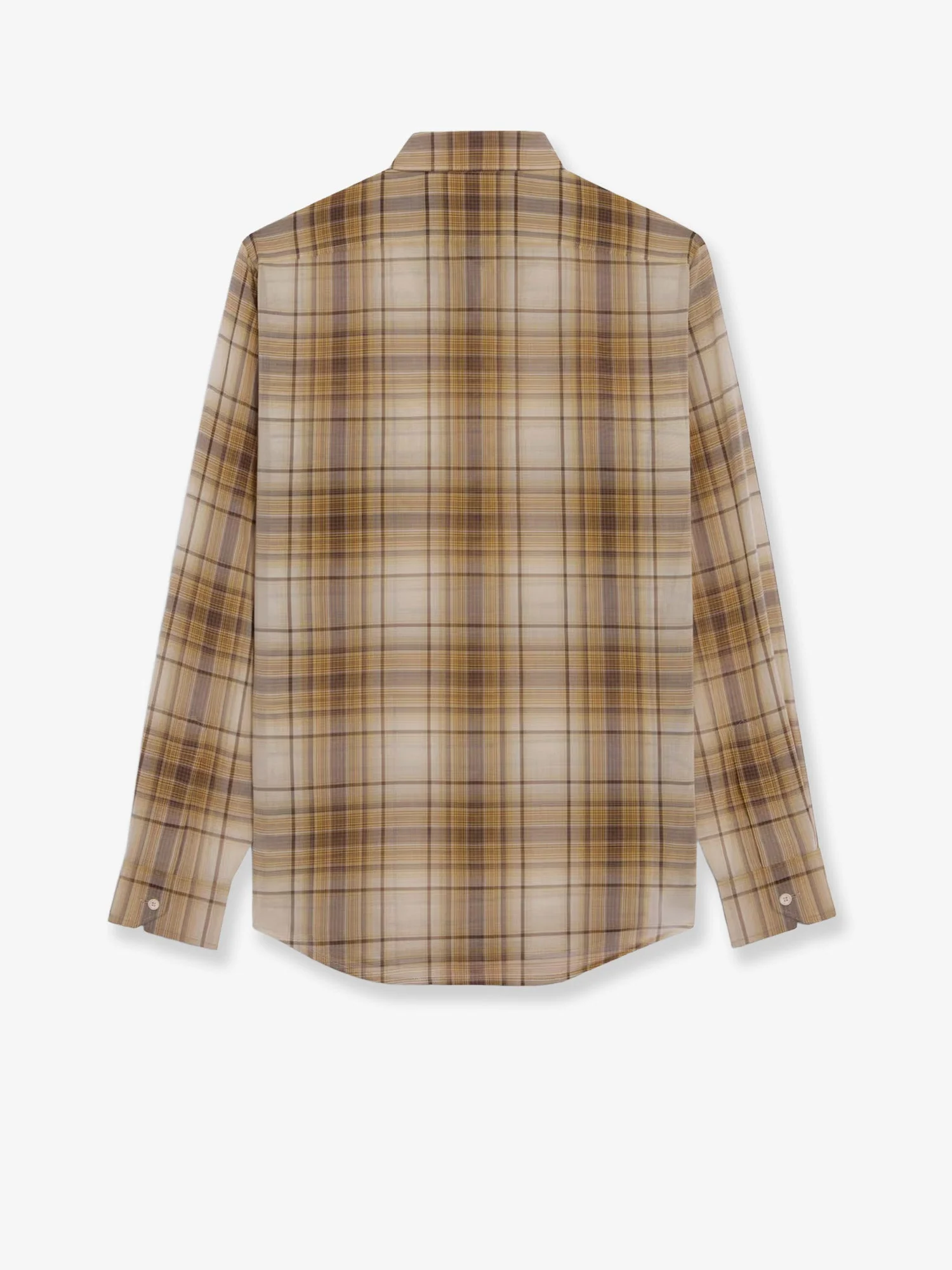 Celine Men Checked Cotton Shirt - Image 2