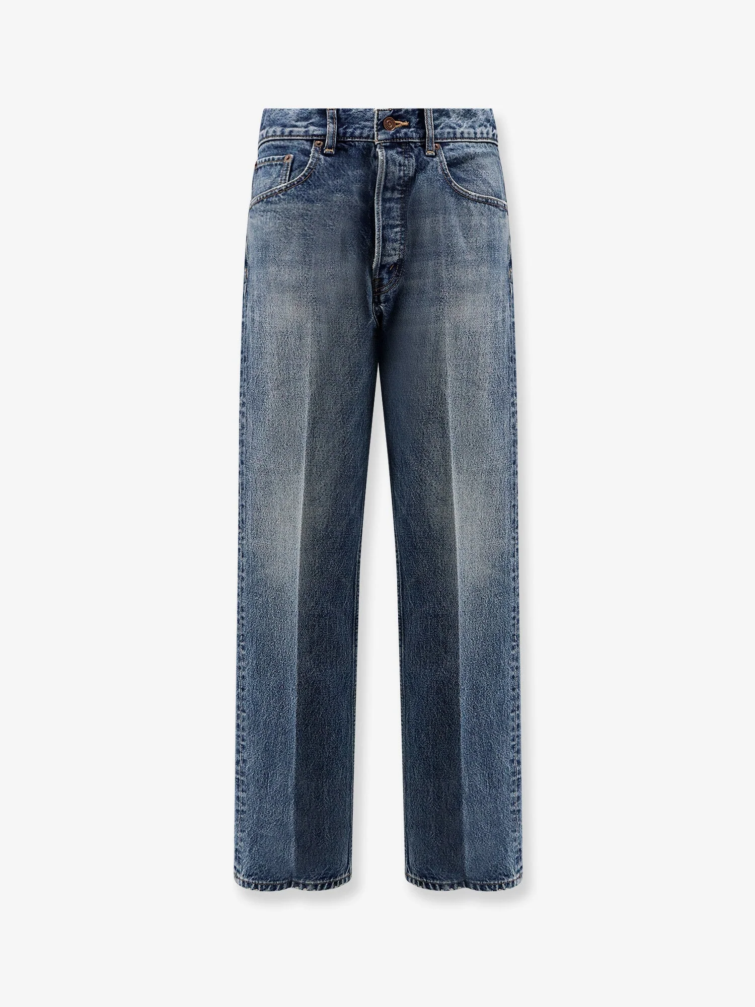 Celine Women Denim Jeans With Back Logo Label