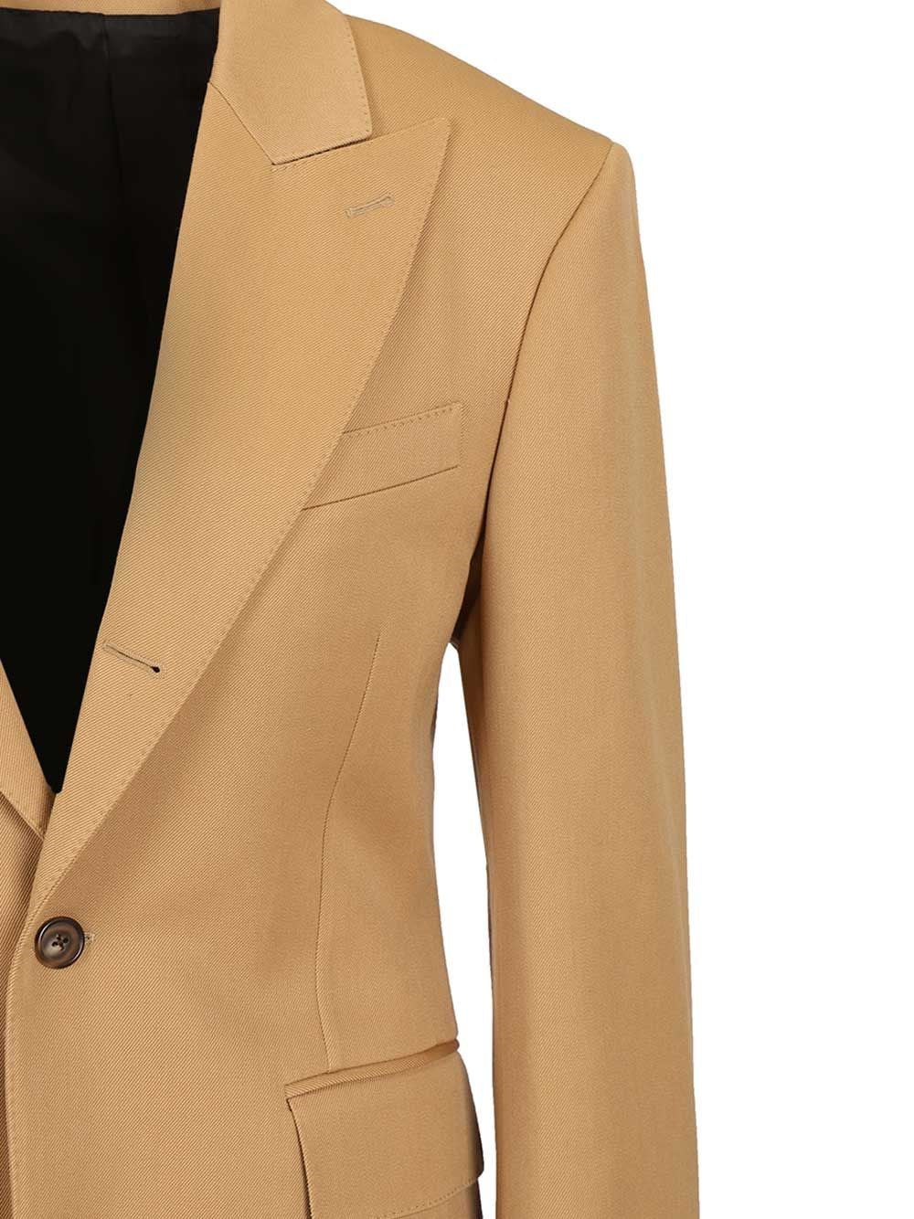 Celine Women Diagonal Wool Column Jacket - Image 4