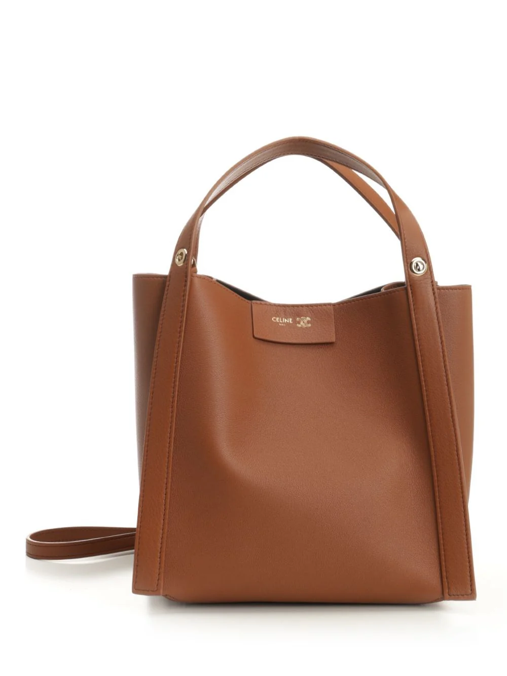 Celine Women Small Leather Cube Bag