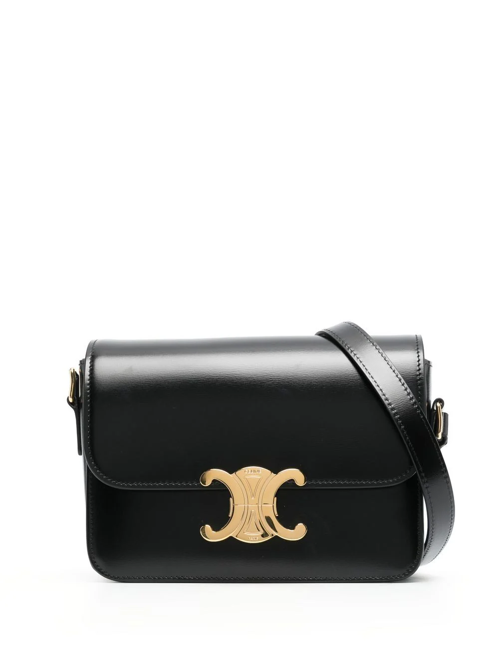 Celine Women Triomphe Teen Leather Crossbody Bag