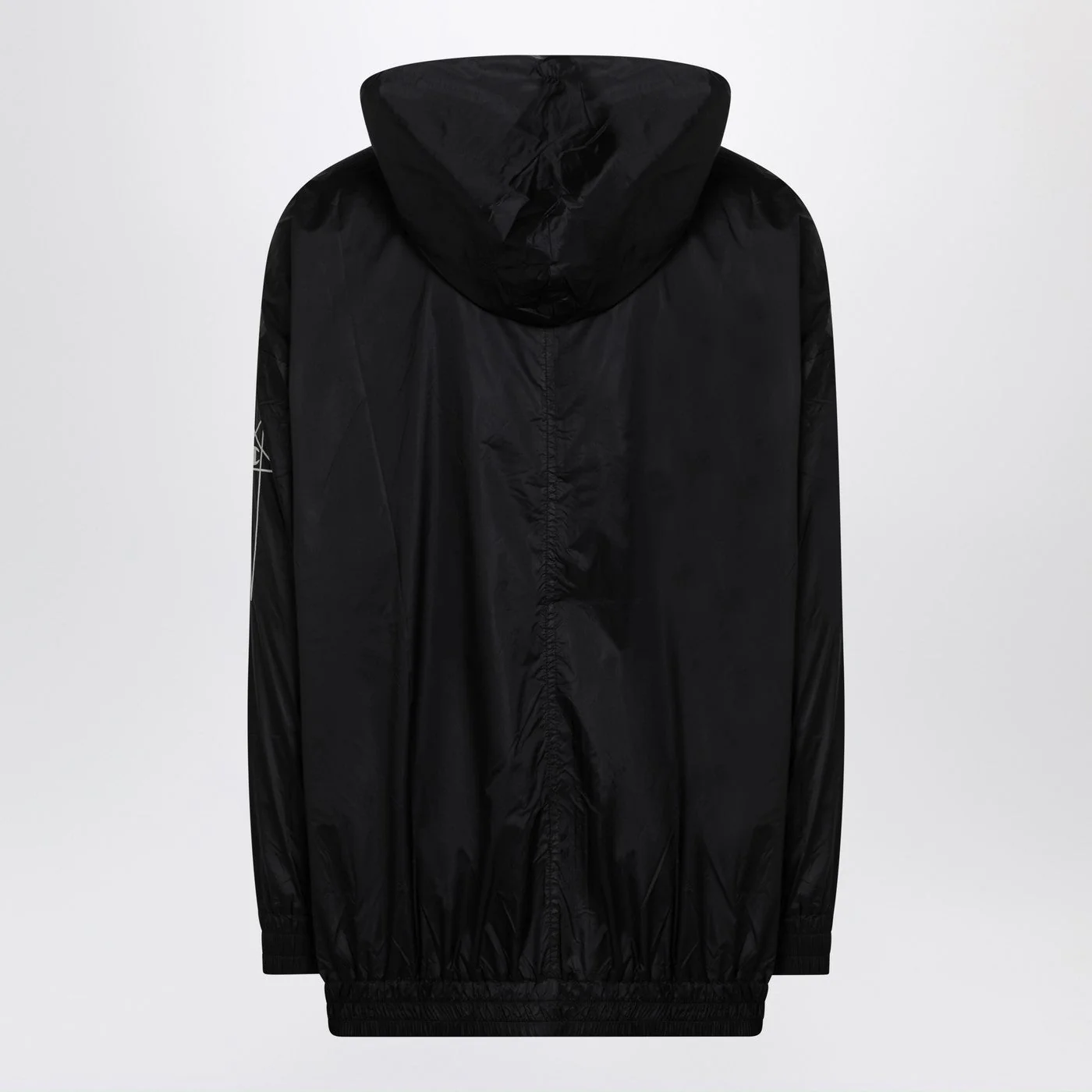 Champion X Rick Owens Lightweight Black Zip Jacket In Nylon Men - Image 2