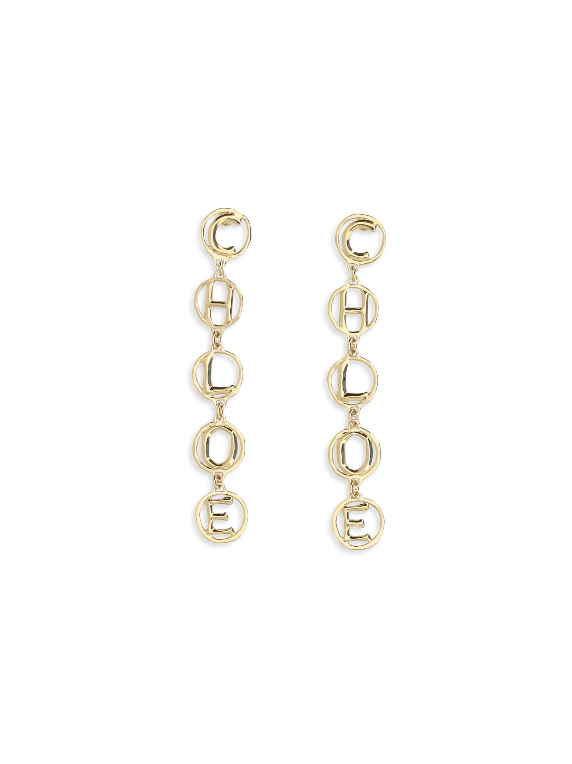 Chloé Women Script Drop Earrings