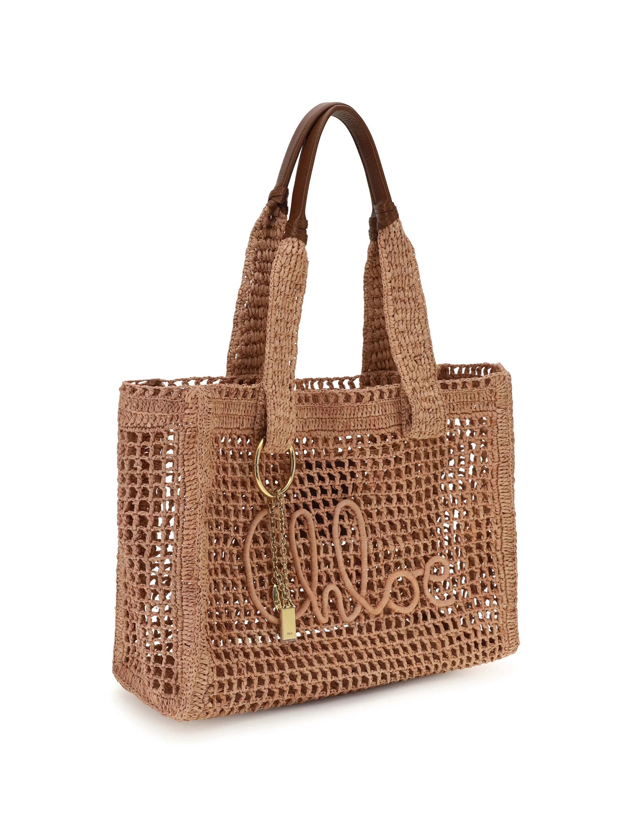 Chloé Women East-West Summer Banana Raffia Tote Bag - Image 2