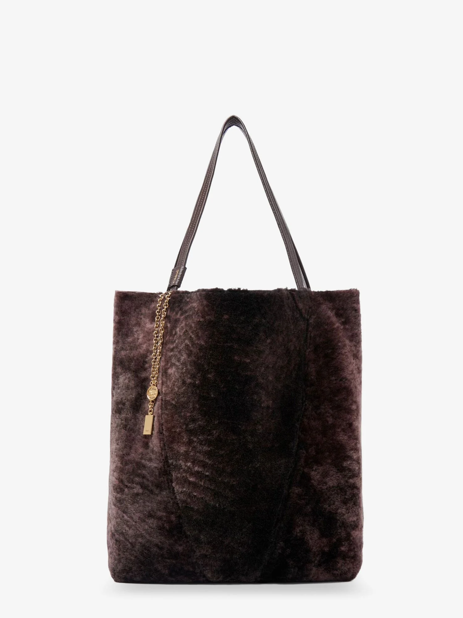 Chloe' Women Spin Shearling Shoulder Bag