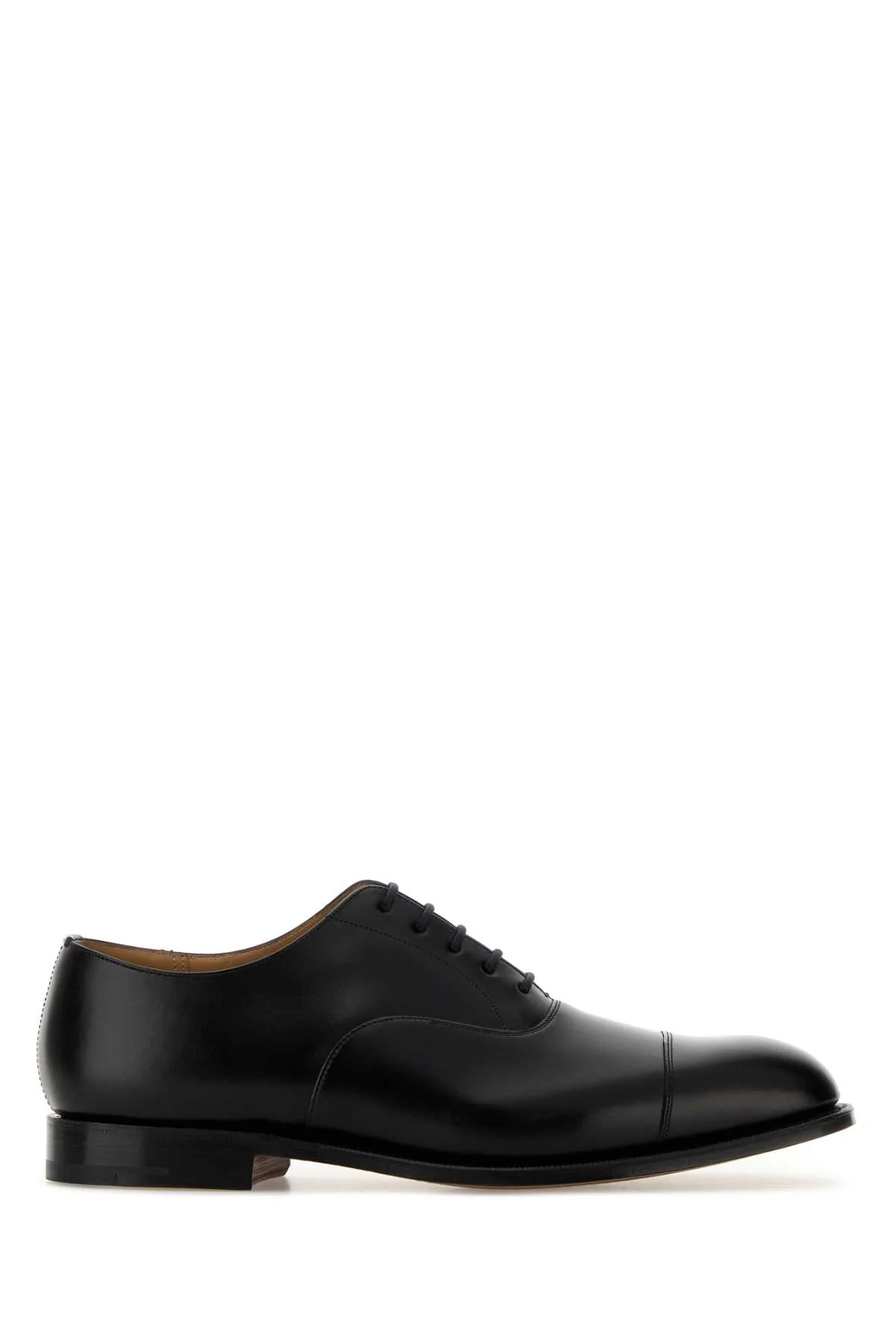 Church's Men Black Leather Consul Lace-Up Shoes