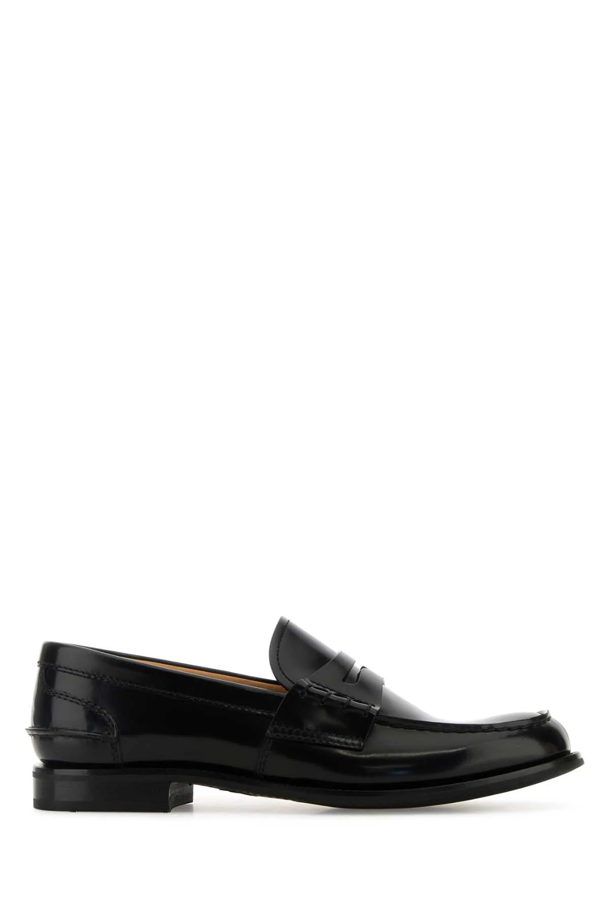 Church's Women Black Leather Pembley Loafers