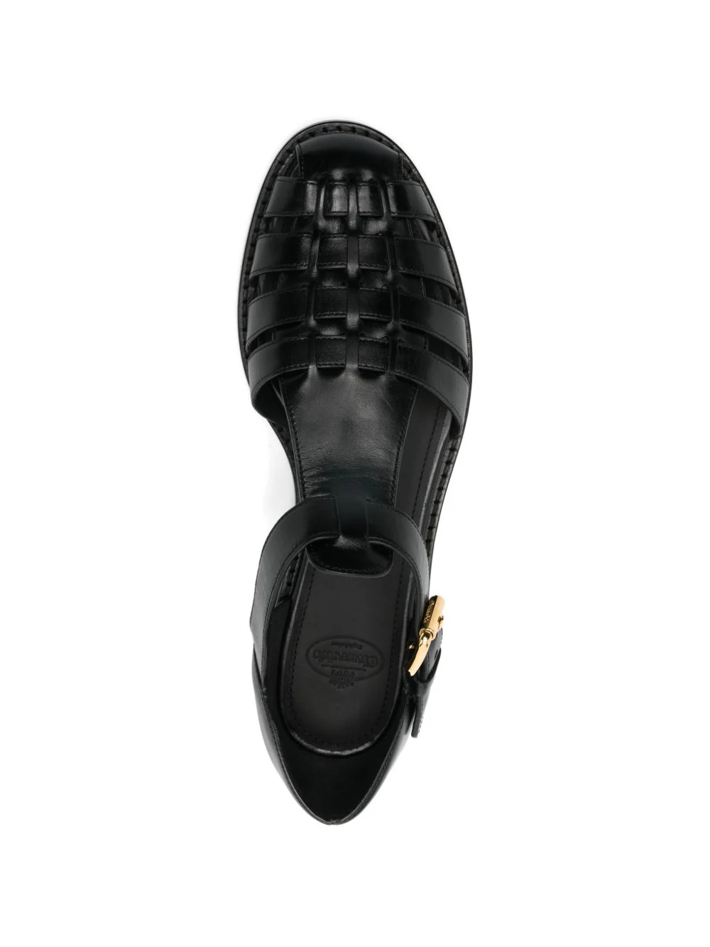 Church's Women Leather Cage Sandals - Image 3