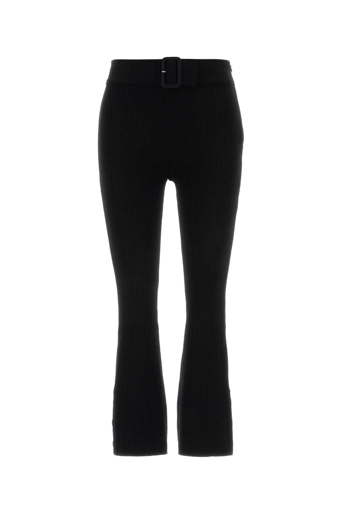 Courreges Women Black Knit Capri Pant
