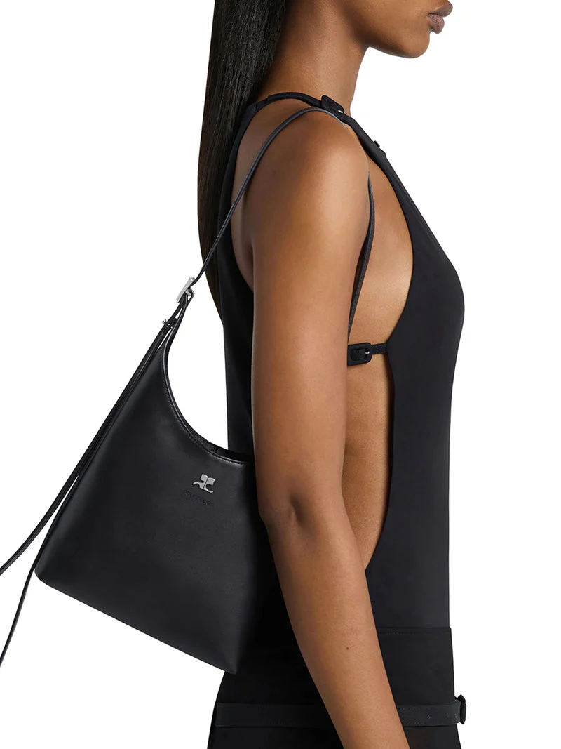 Courreges Women Small Melted Leather Tote Bag - Image 3