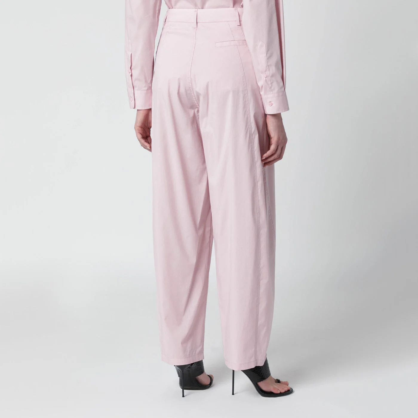 Darkpark Pink Cotton Trousers Women - Image 2