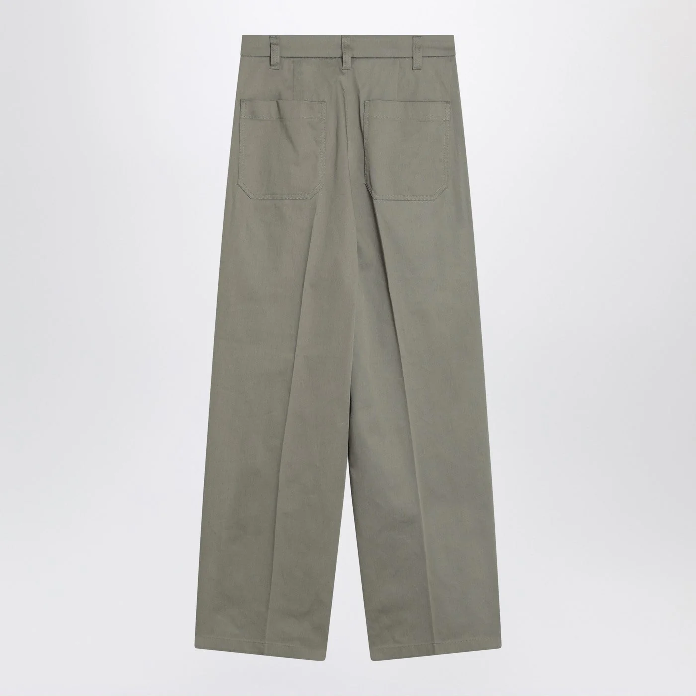 Department 5 Sage Green Cotton Trousers Women - Image 2