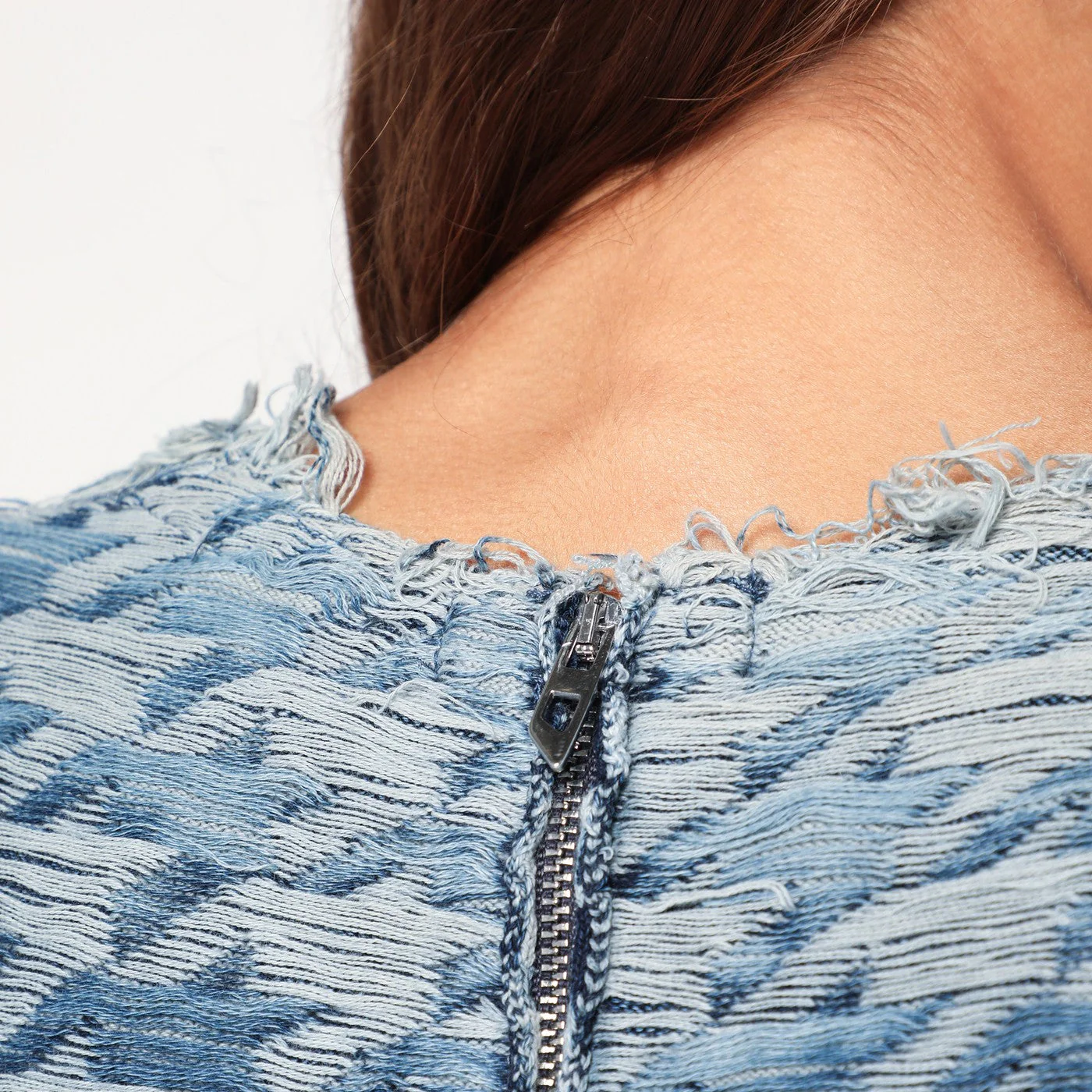 Diesel Blue/Light Grey Patterned Dress Women - Image 2