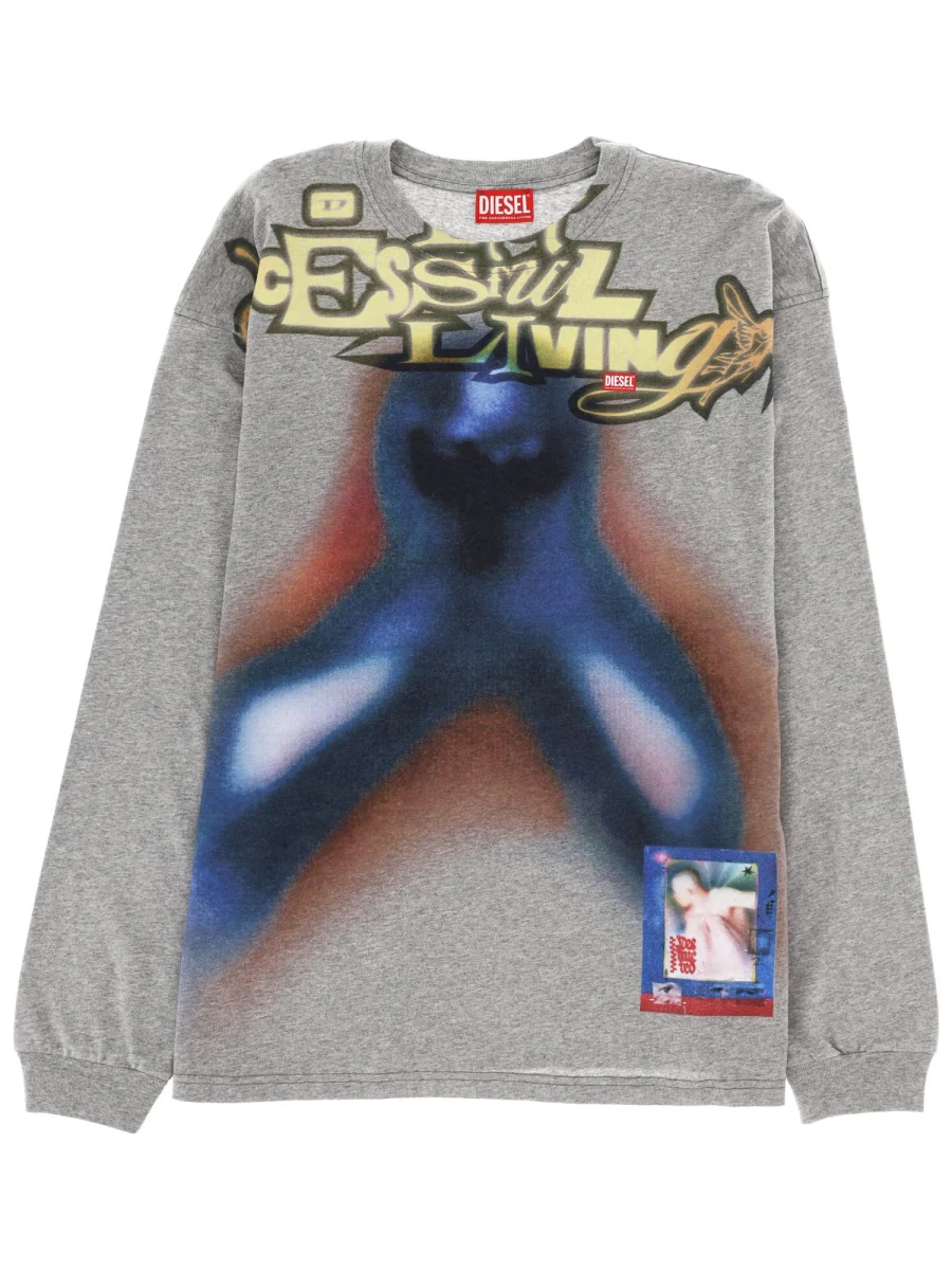 Diesel Men "T-Boxt-Ls-V1" Sweatshirt
