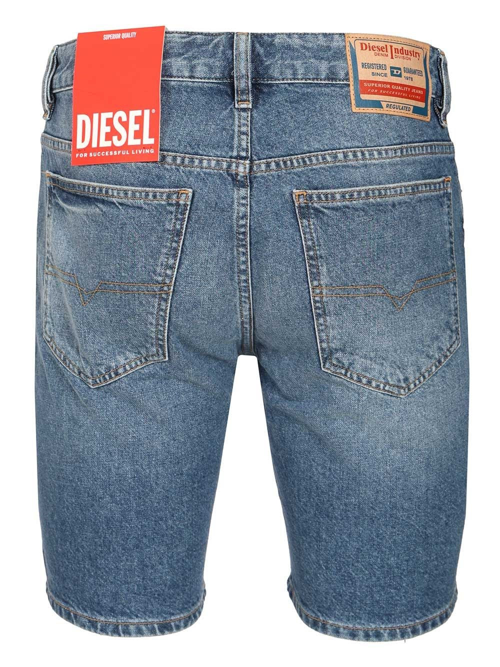 Diesel Men Denim Bermuda Shorts - Image 2