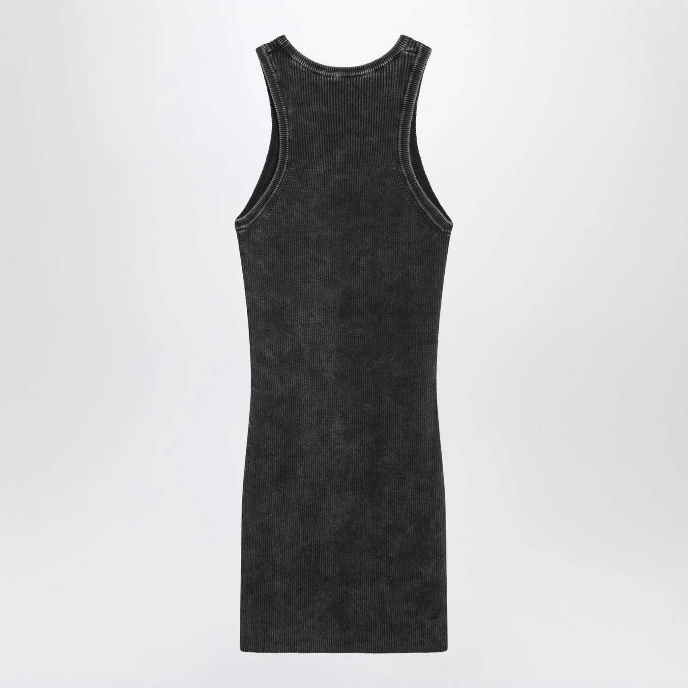 Diesel Washed Black Dress With Metallic Oval D Women - Image 2