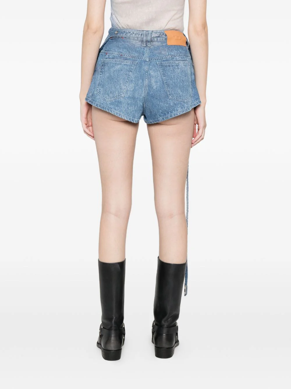 Diesel Women Denim Cotton Shorts - Image 2