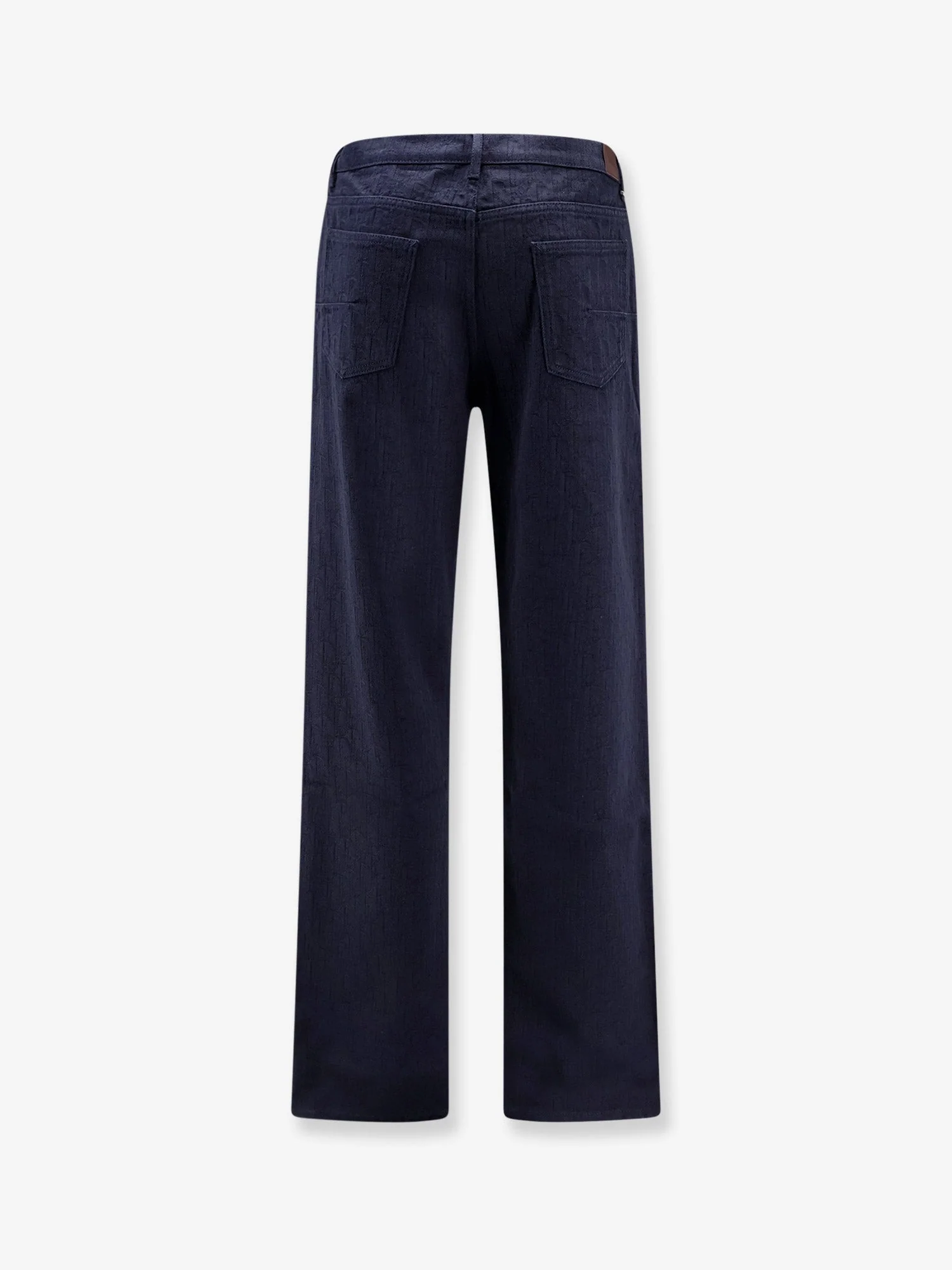 Dior Men Cotton Jeans With All-Over Dior Oblique Motif - Image 2