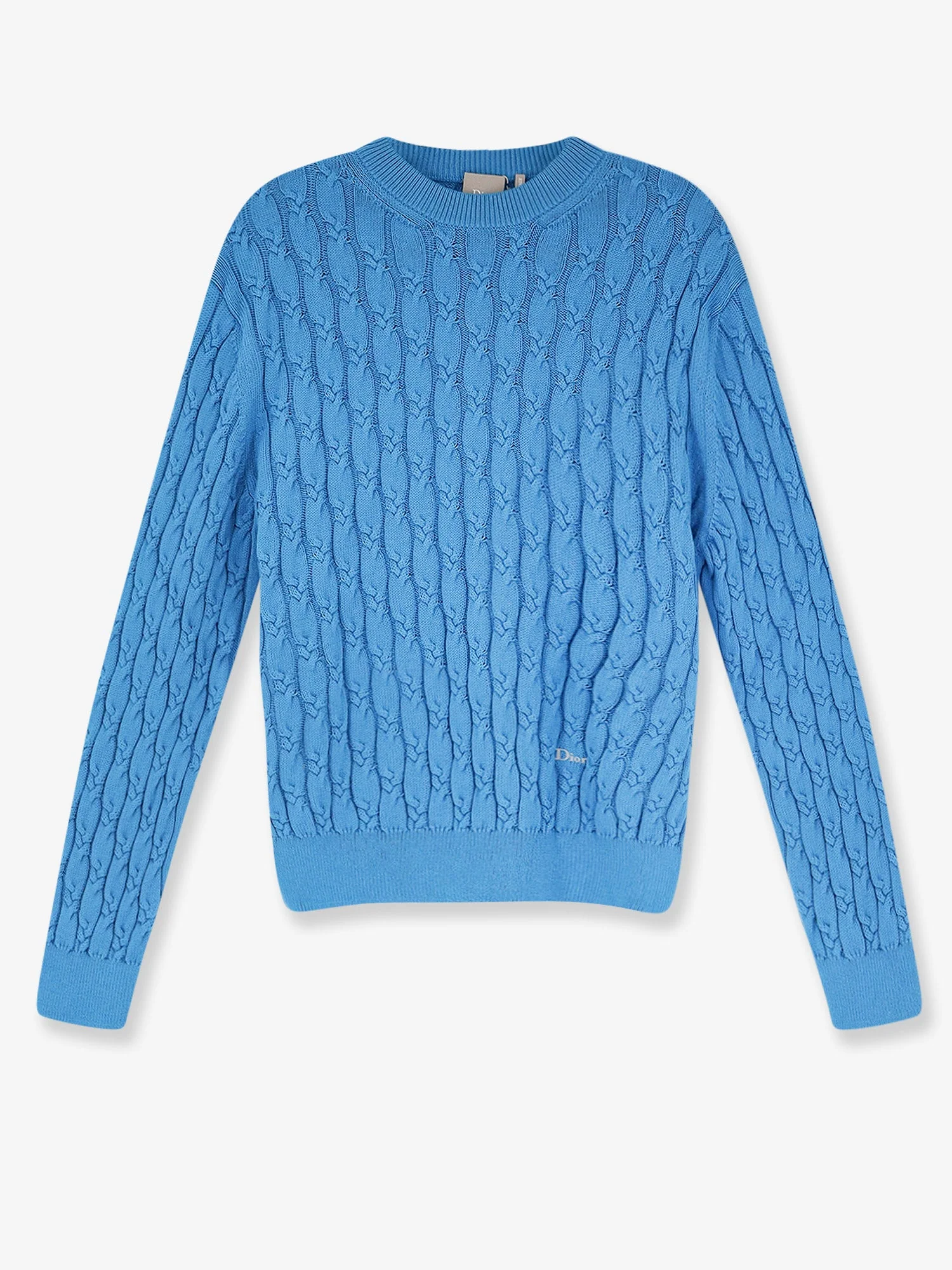 Dior Men Cotton Sweater With Braided Processing