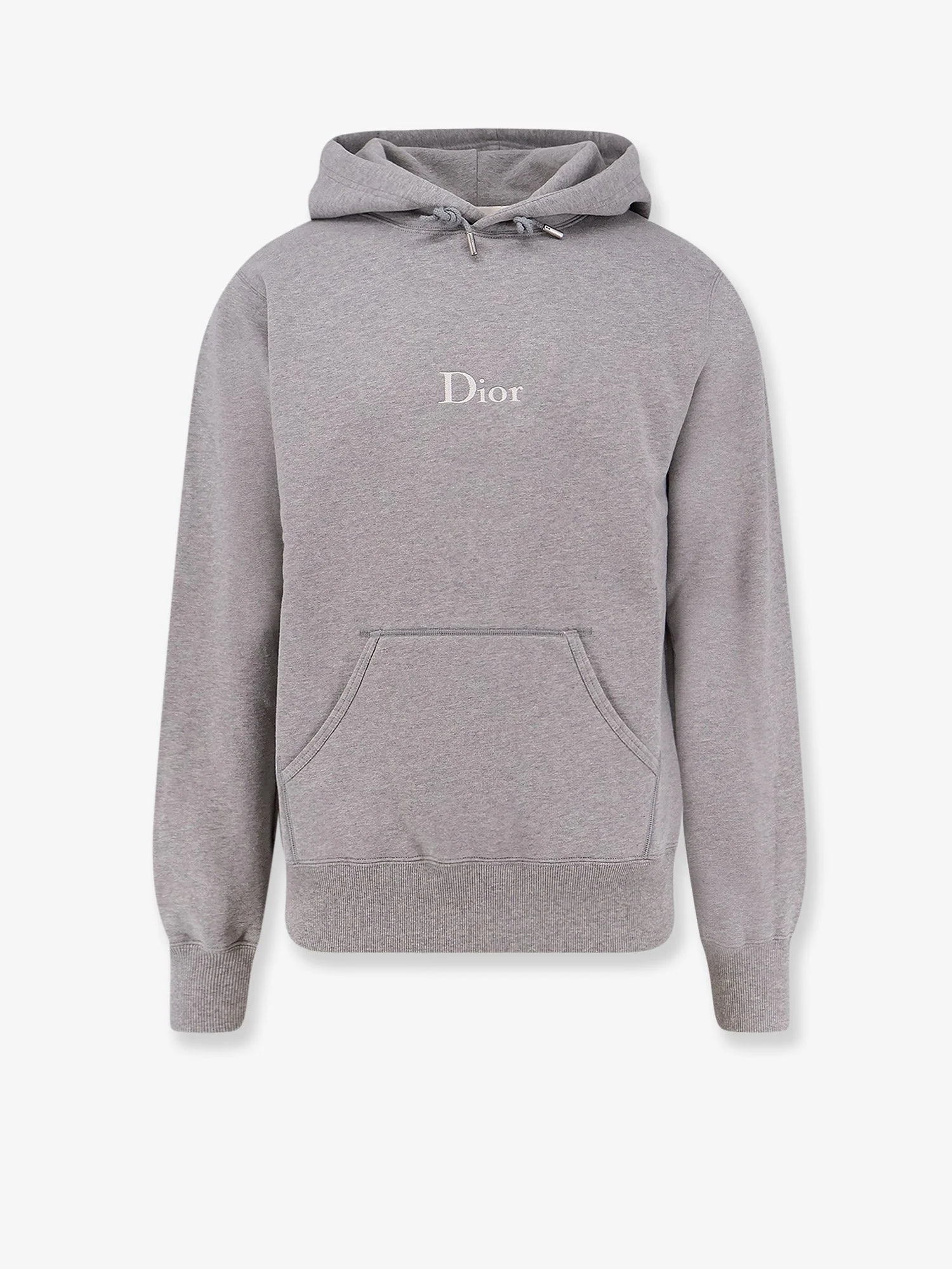 Dior Men Cotton Sweatshirt With Embroidered Logo