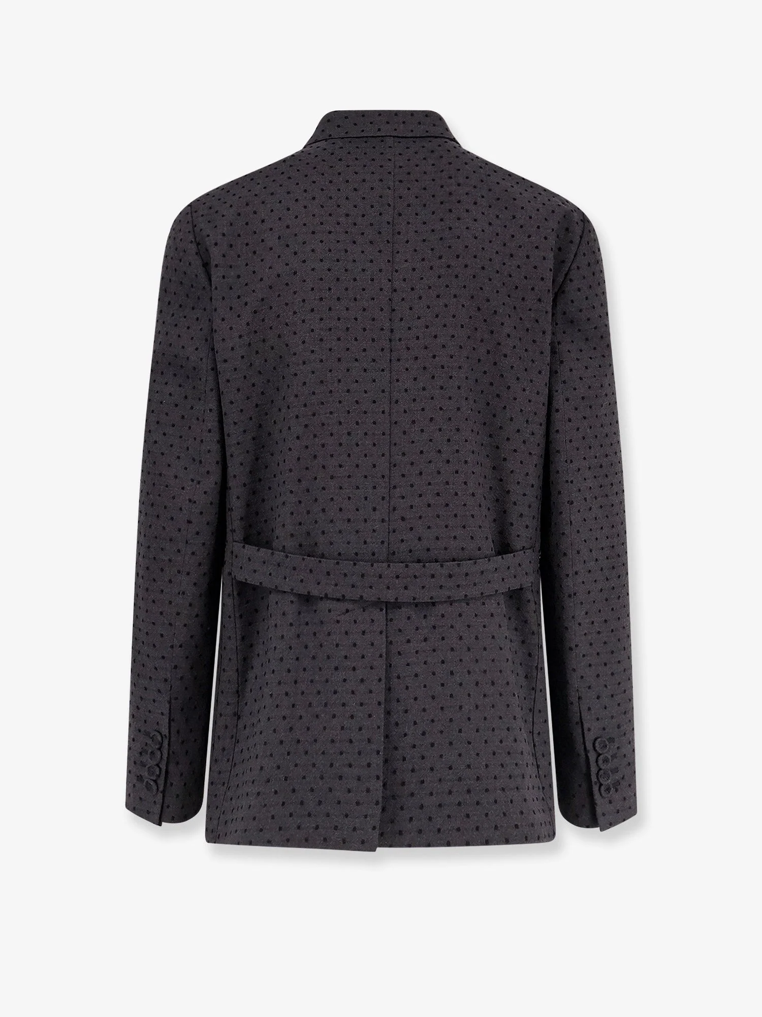 Dior Men Polka-Dots Virgin Wool And Alpaca Jacquard Blazer - Image 2