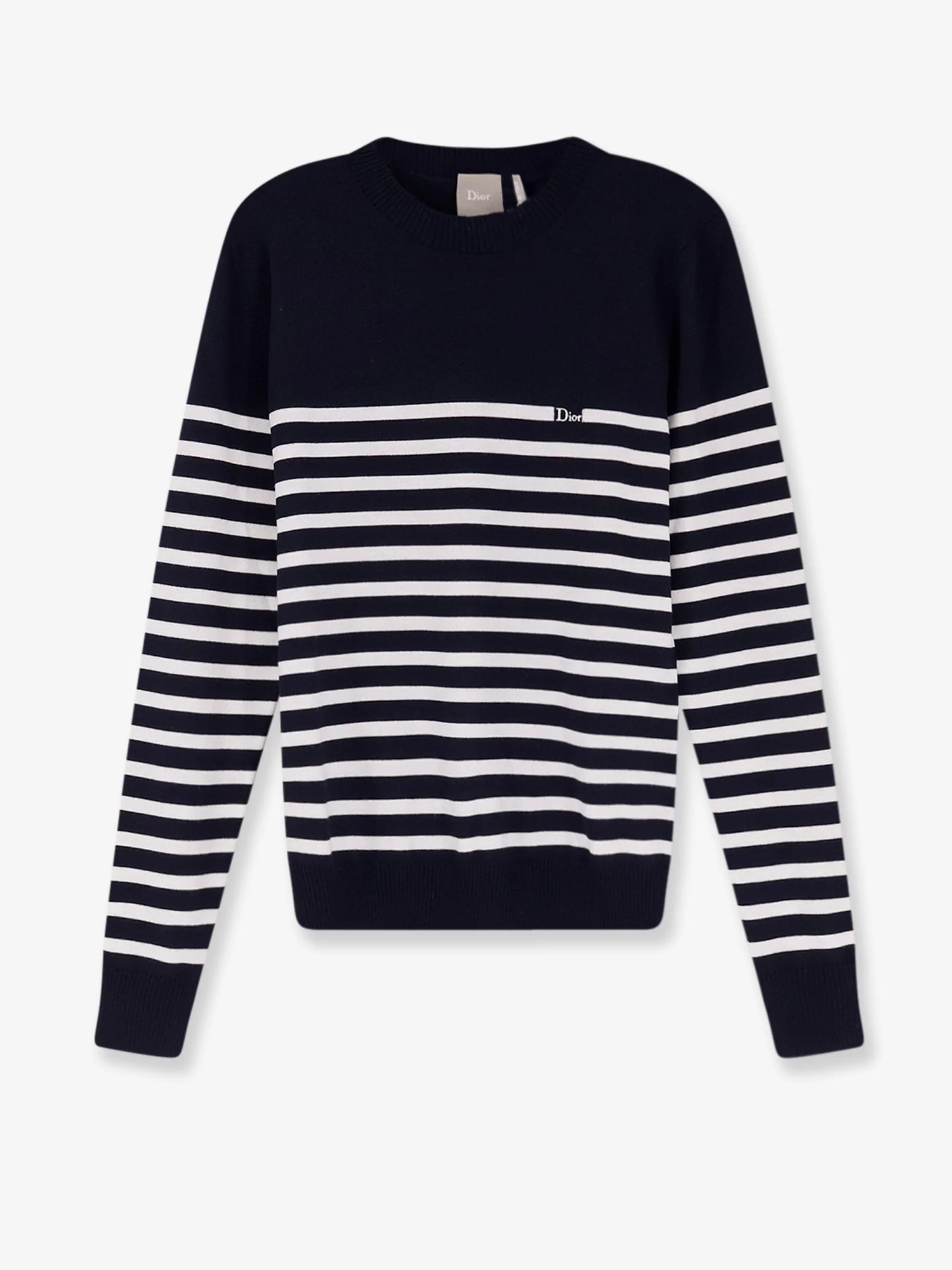 Dior Men Wool Sweater With Striped Pattern