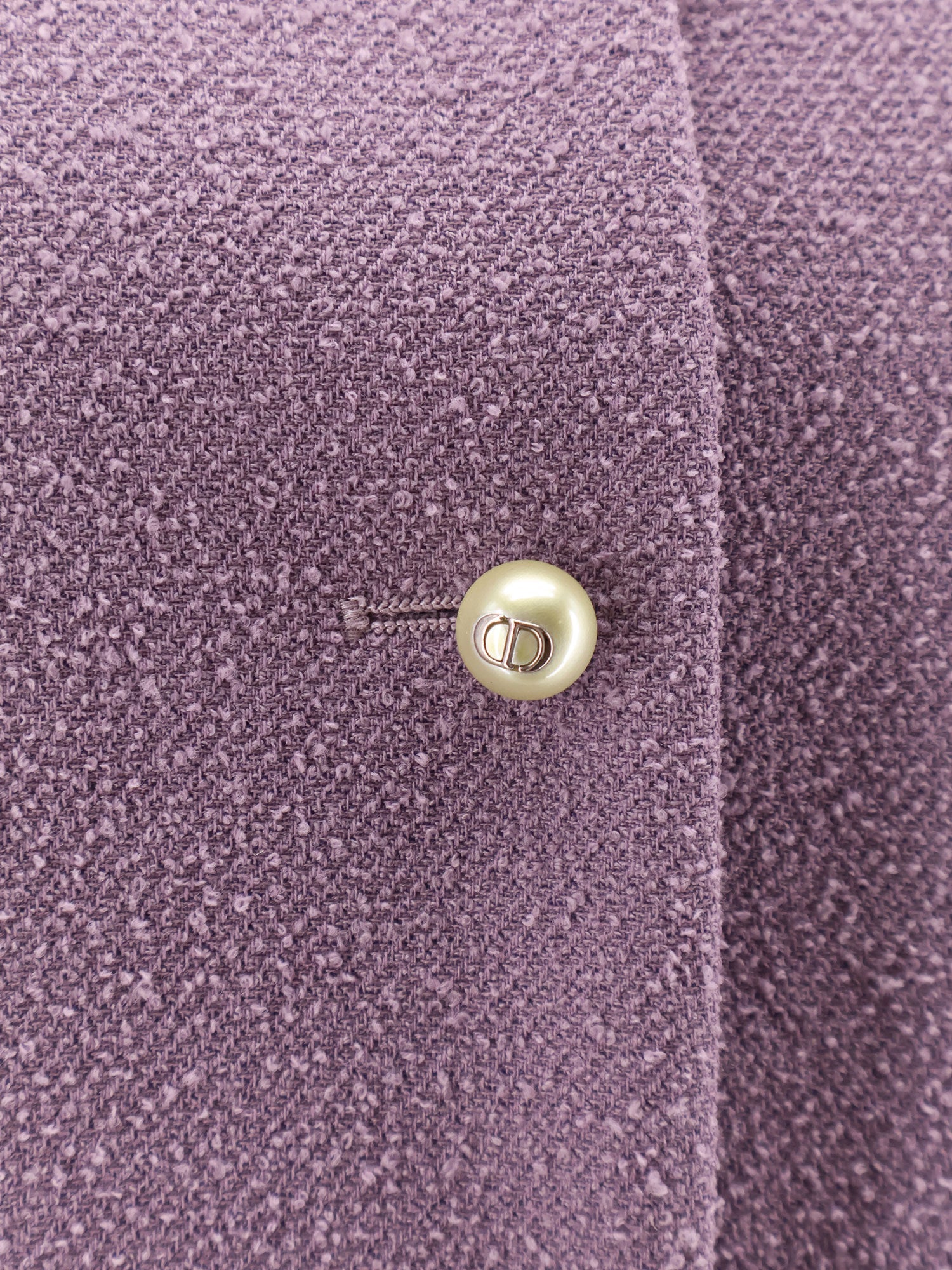 Dior Women Boucle Virgin Wool Blend Blazer - Image 3
