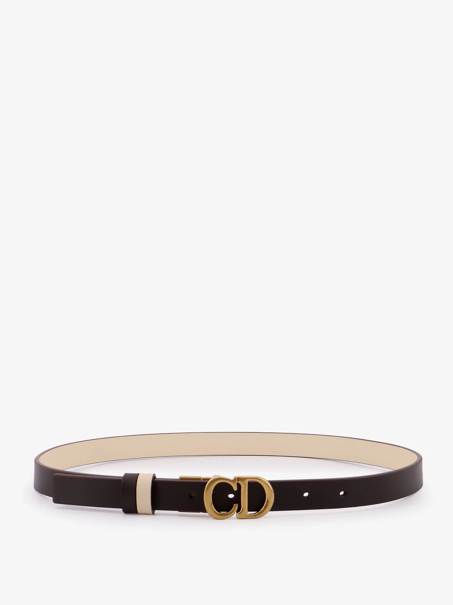 Dior Women Leather Saddle Belt