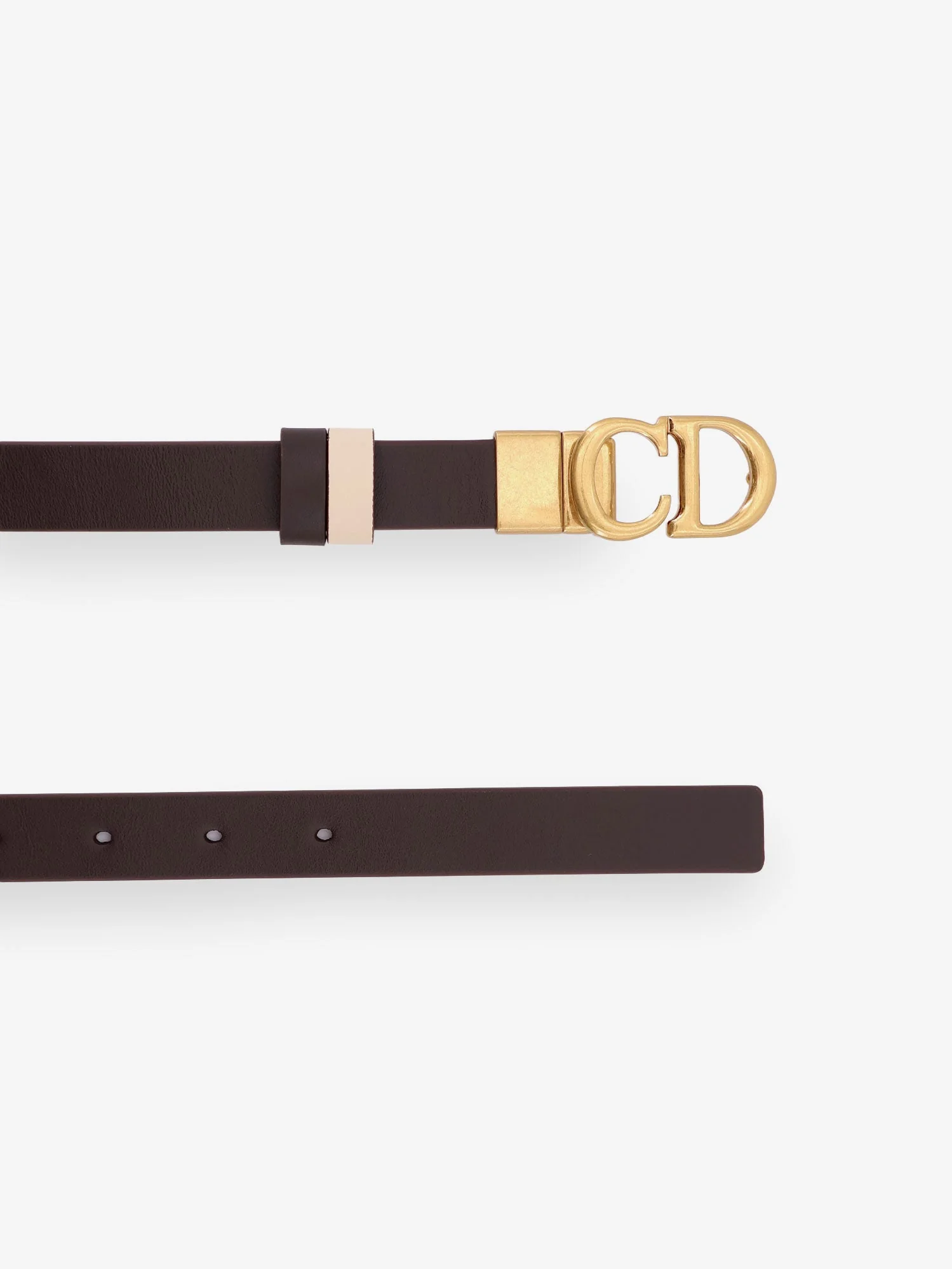 Dior Women Leather Saddle Belt - Image 2